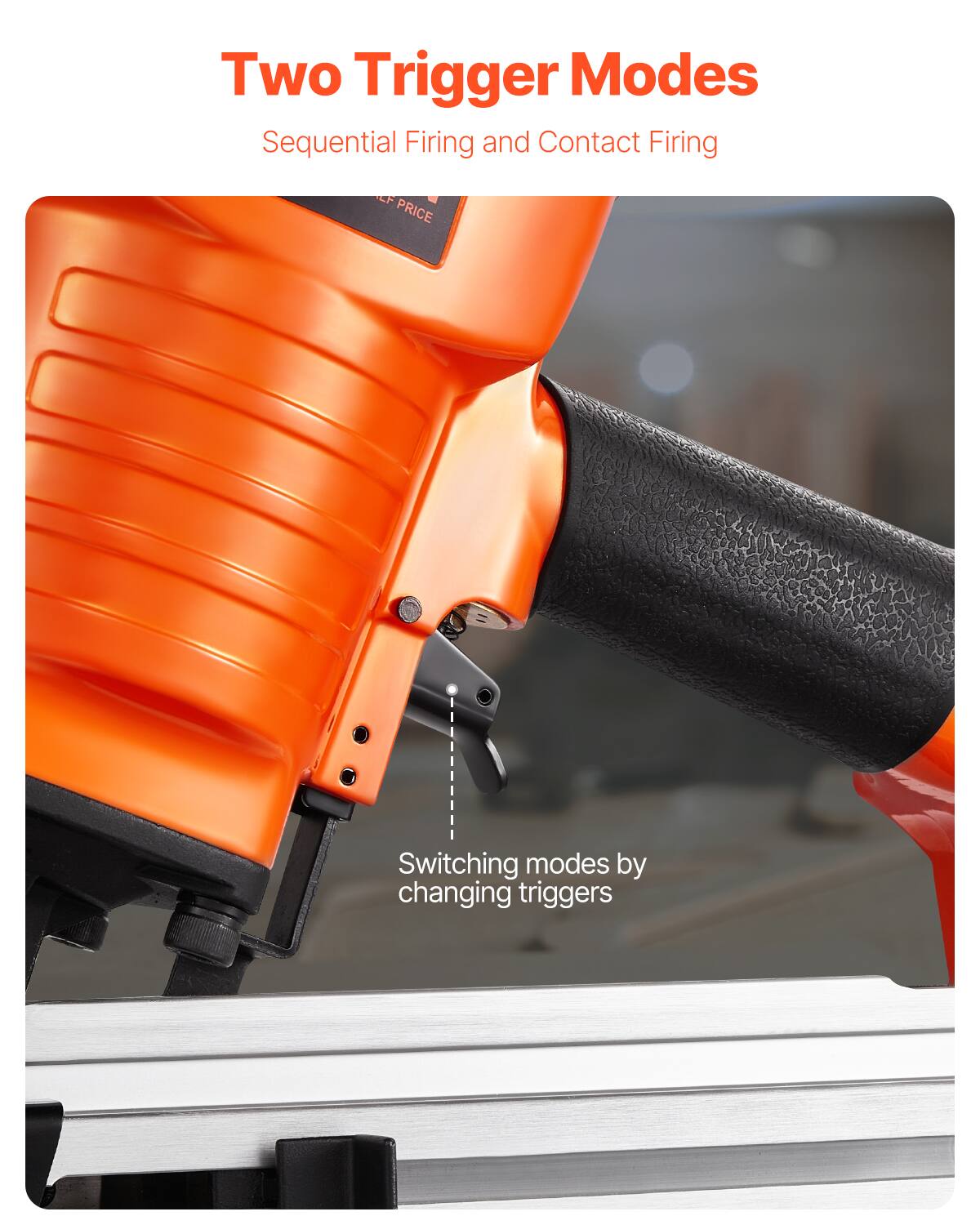 Two Trigger Modes  
Sequential Firing and Contact Firing  
Switching modes by changing triggers