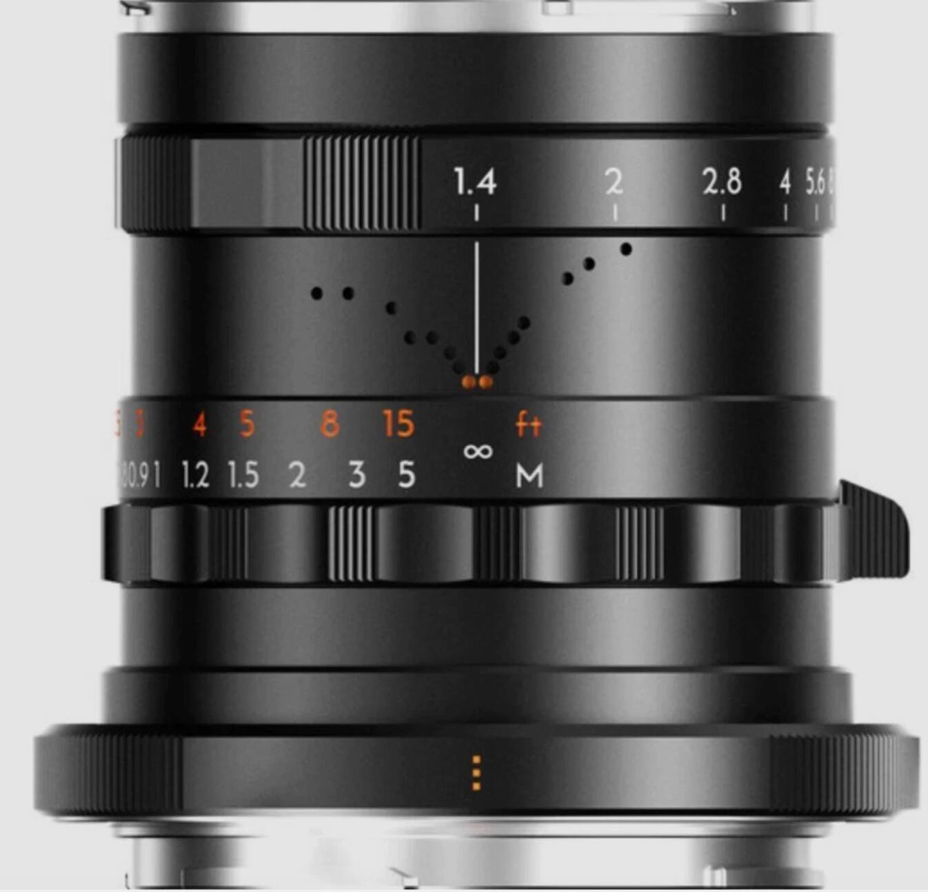 1.4 I 2 I 2.8 I 4 I 5.6 I ∞  
1 I 4 I 5 I 8 I 15 I ∞  
ft M  
0.91 1.2 1.5 2 3 5