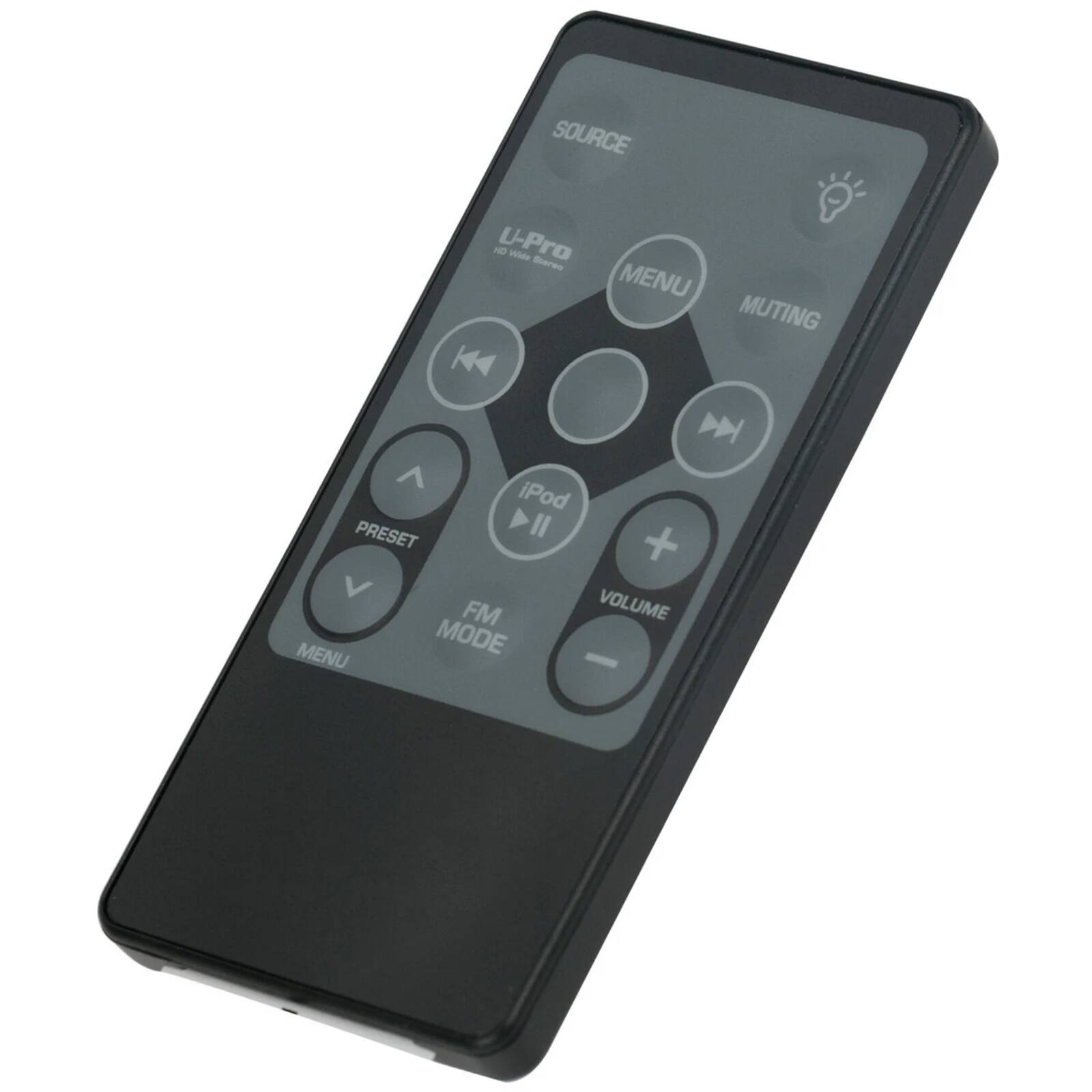 SOURCE  
U-PD  
MENU  
MUTING  
iPod  
VOLUME  
PRESET  
FM MODE  
MENU