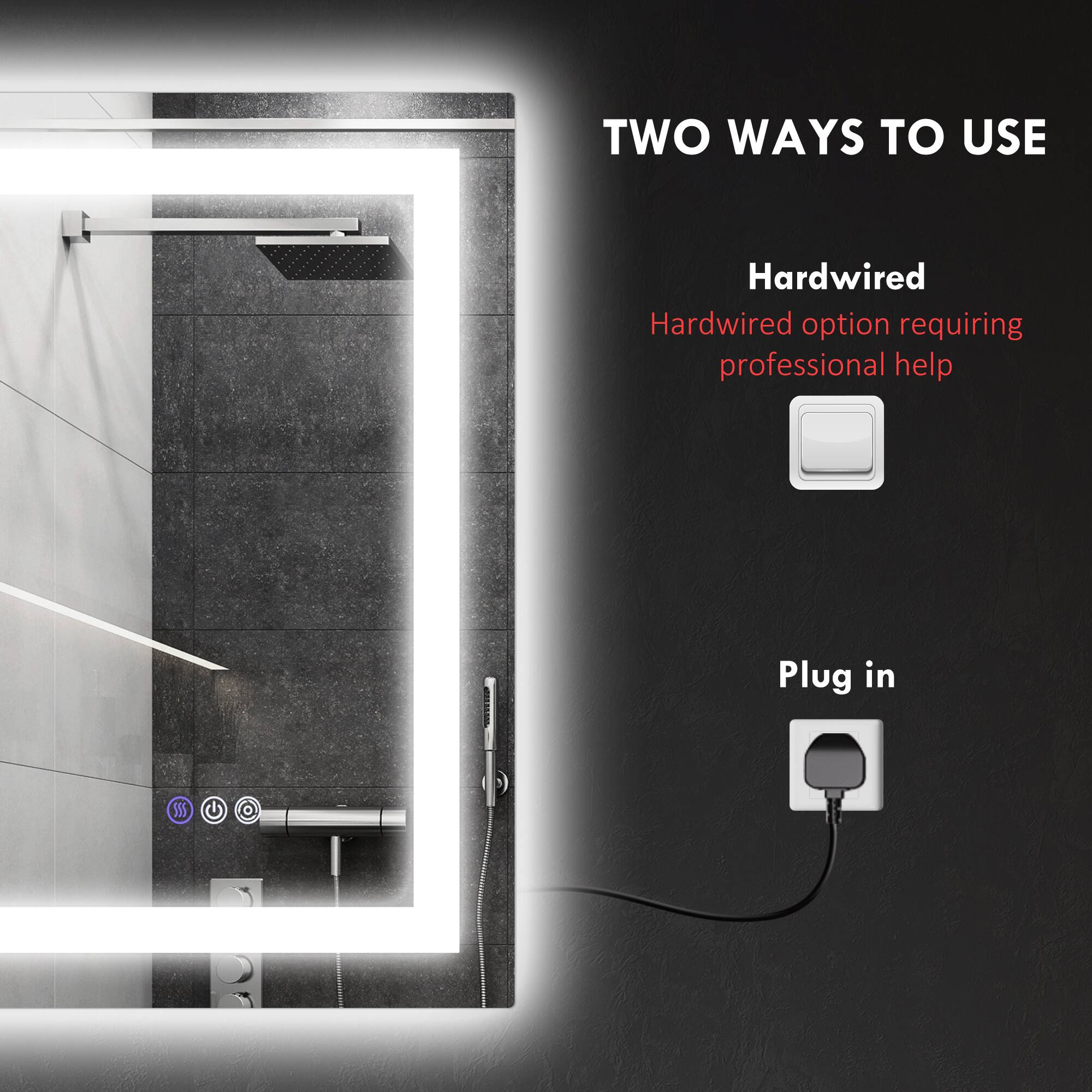 TWO WAYS TO USE
Hardwired
Hardwired option requiring professional help
Plug in