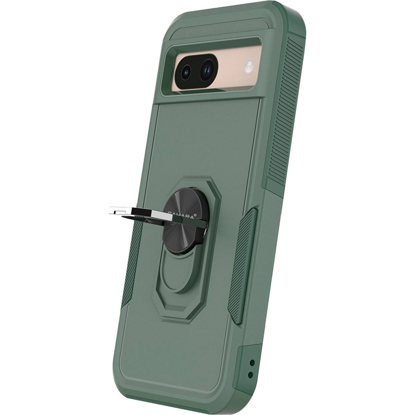 Alt View 11. SaharaCase - Raider Series Kickstand Case for Google Pixel 8a - Cactus Green.
