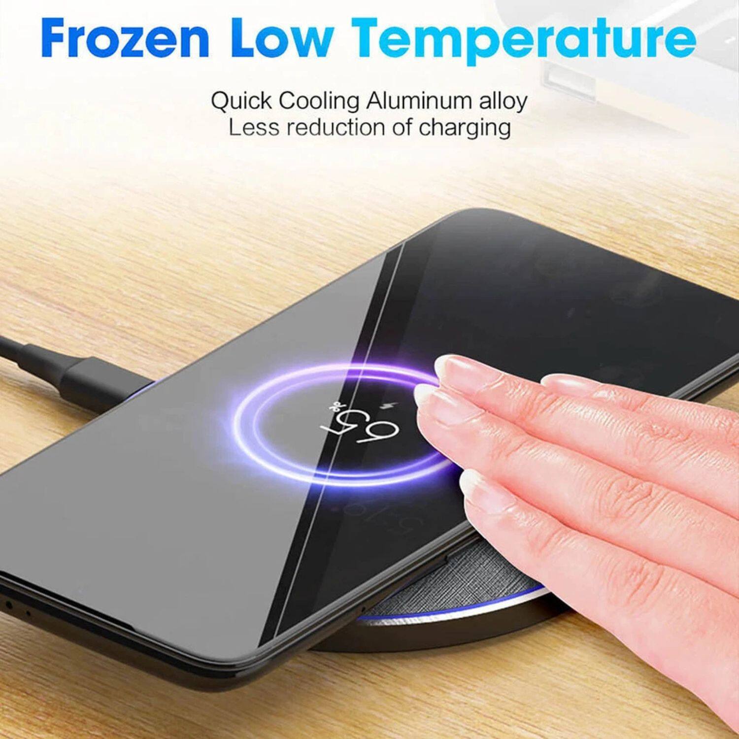 Frozen Low Temperature  
Quick Cooling Aluminum Alloy  
Less Reduction of Charging