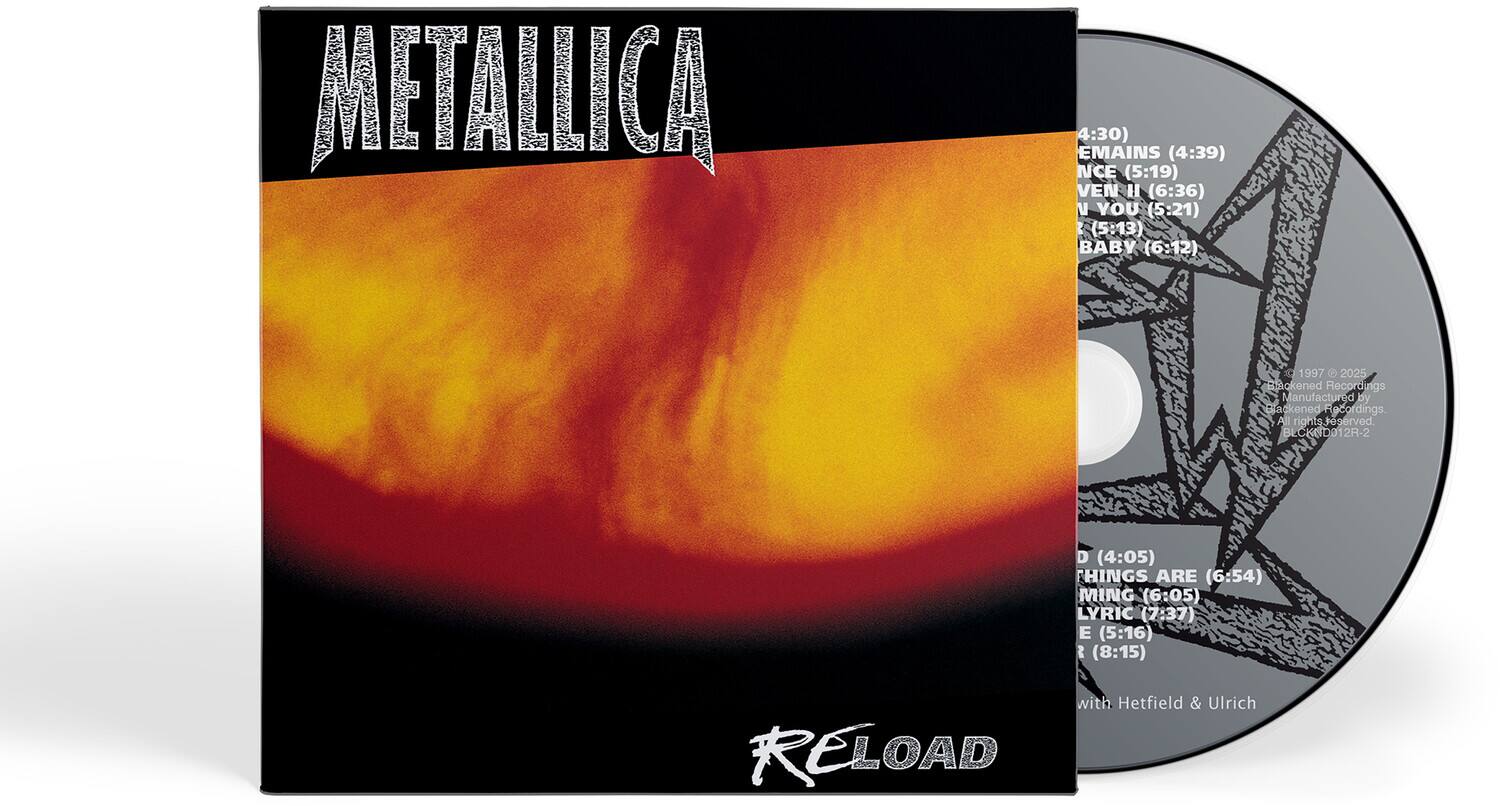 METALLICA  
4:30) EMINES (4:39)  
NCE (5:19)  
VEN II (6:36)  
V YOU (5:21)  
BABY (6:12)  
1997 2025  
Eickened Recording Manufactured by Eickened Recordings. All rights reserved.  
BECKND012R-2  
D (4:05)  
THINGS ARE (6:54)  
MING (6:05)  
LYRIC (7:37)  
E (5:16)  
i (8:15)  
with Hetfield & Ulrich  
RELOAD