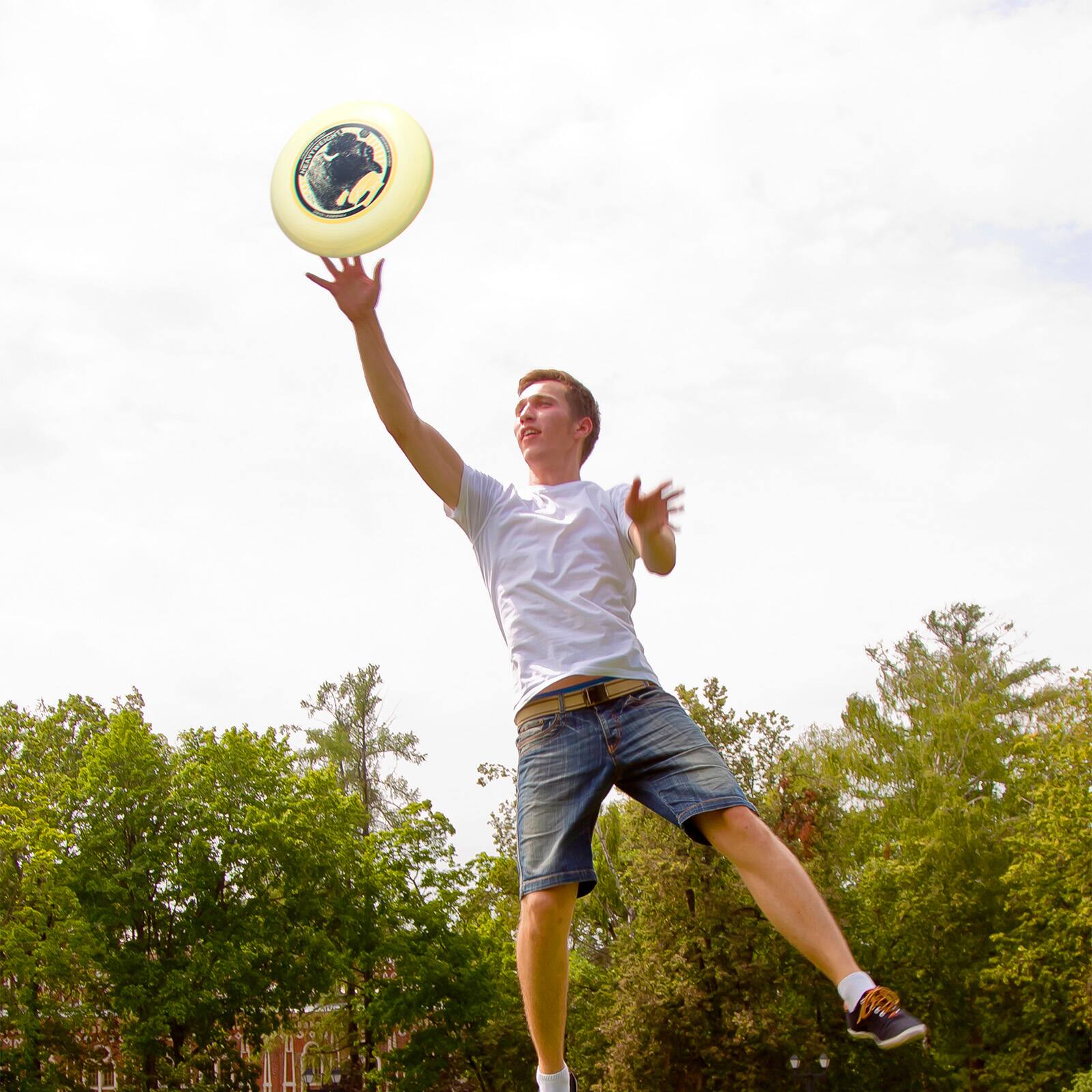 Alt View 5. Wham-O - Frisbee 11 Inch Flying Disc Toy Long Distance Heavyweight Frisbee 200g for Outdoor Activities.