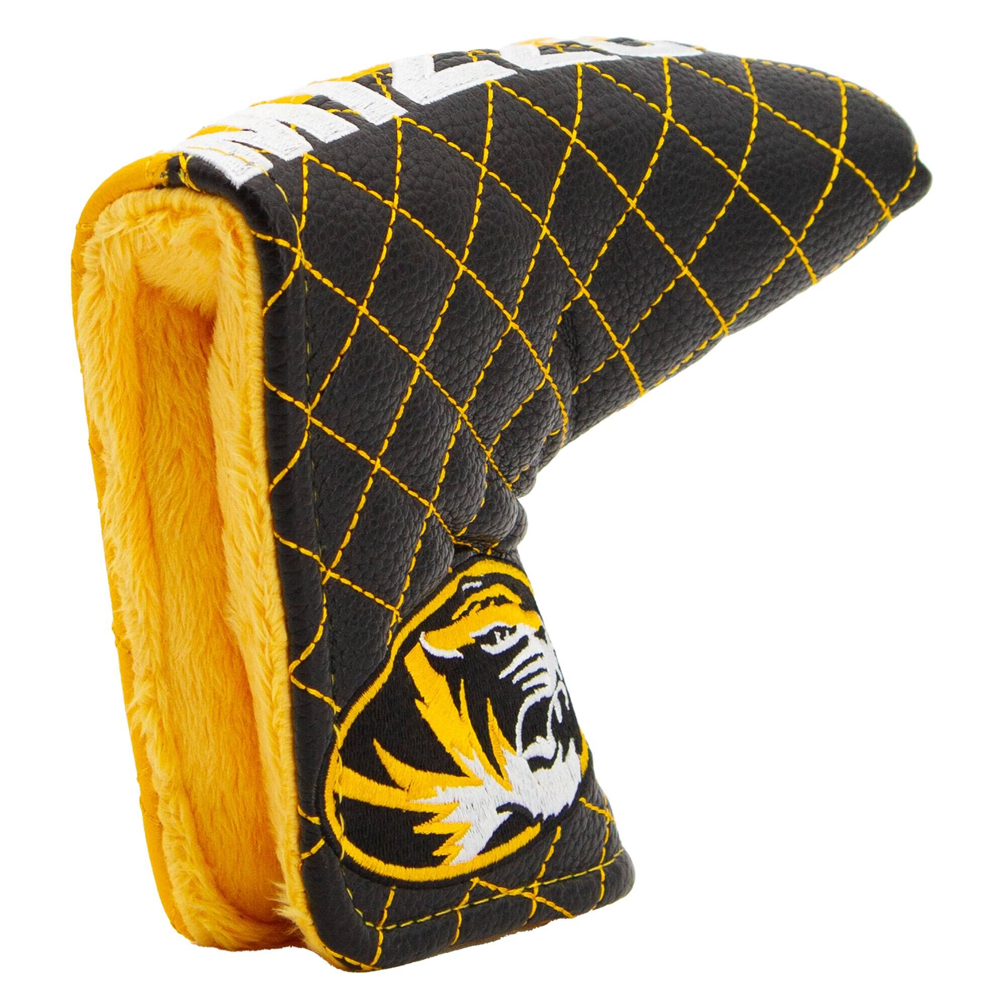 Alt View 3. Team Golf - Missouri Tigers Quilted Blade Putter Cover - Multicolor.