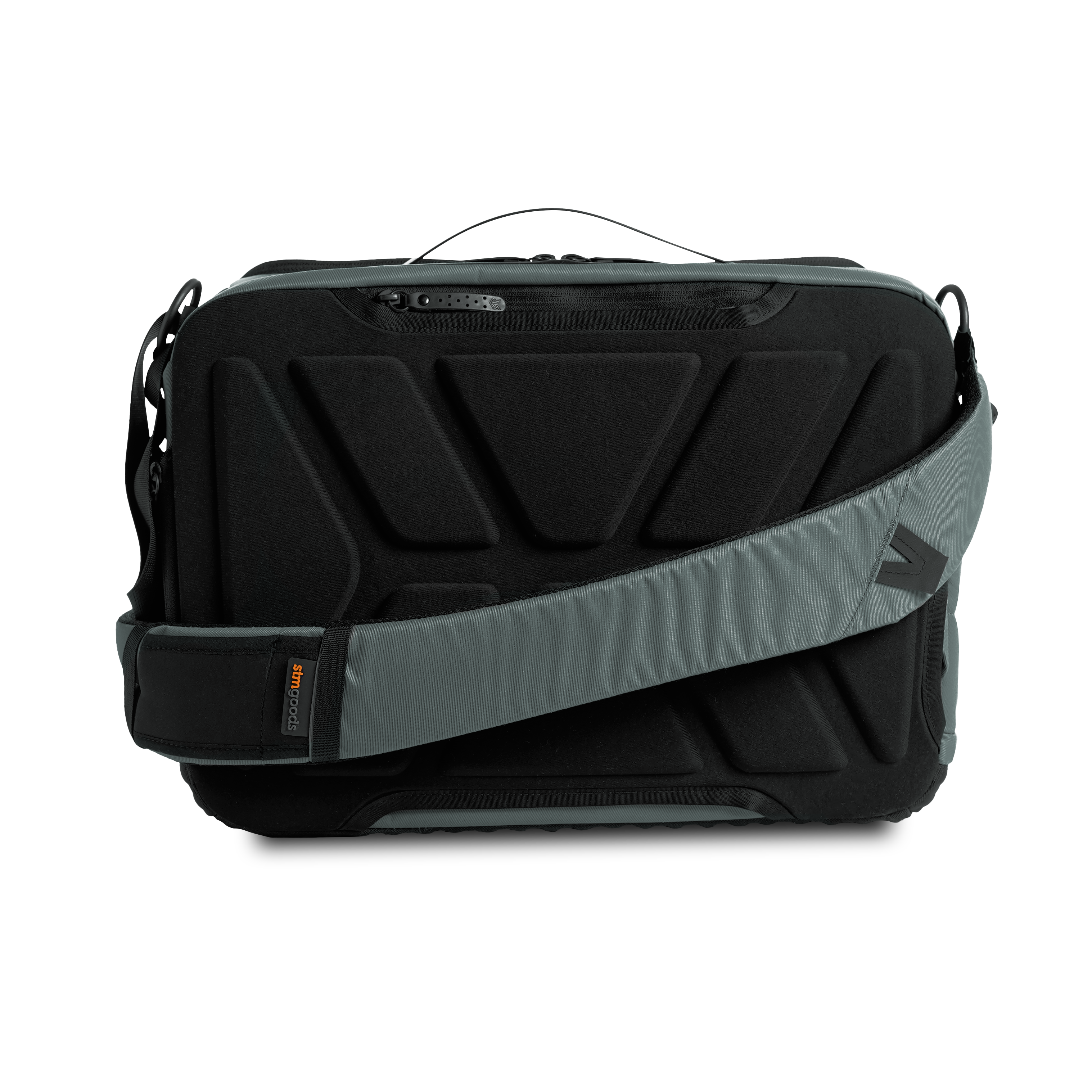 Angle. STM - DUX Messenger 16L (15") Grey - Grey.