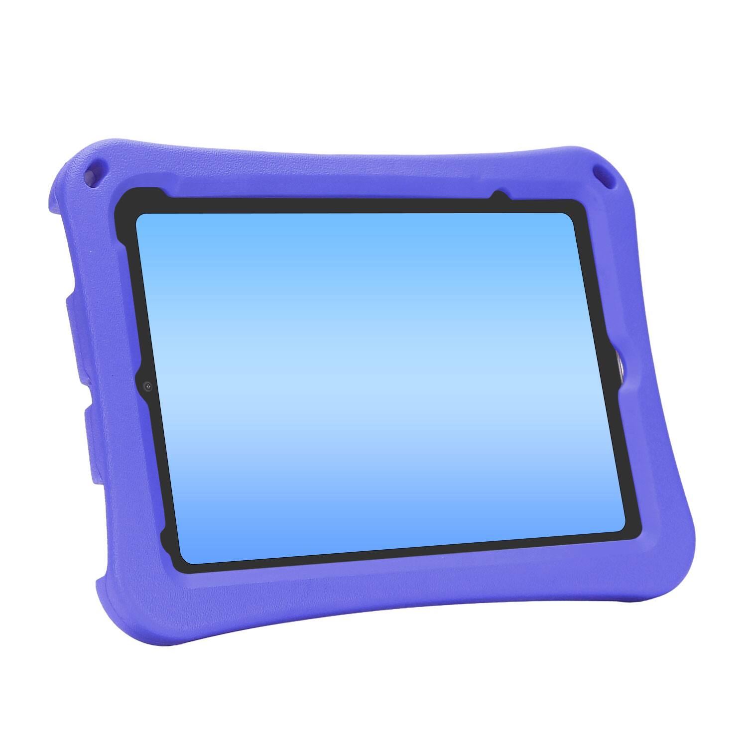 Alt View 2. Dteck - for Apple iPad mini (A17 Pro) 2024/iPad mini 6th Gen 8.3-inch 2021 Rugged Case,Shockproof TPU Cover with Rotating Stand - Purple.