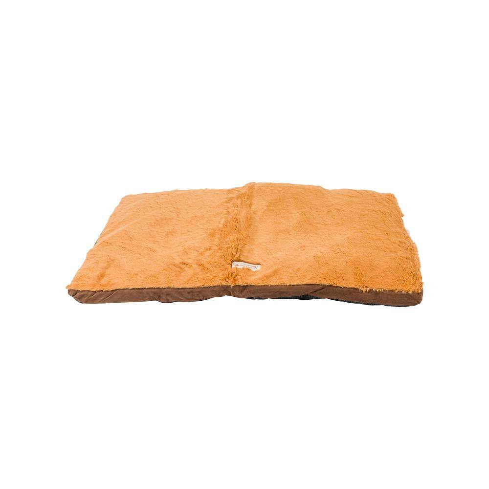 Alt View 6. Armarkat - Extra Large Pet Bed Mat With Poly Fill Cushion In Mocha and Earth Brown - Brown.