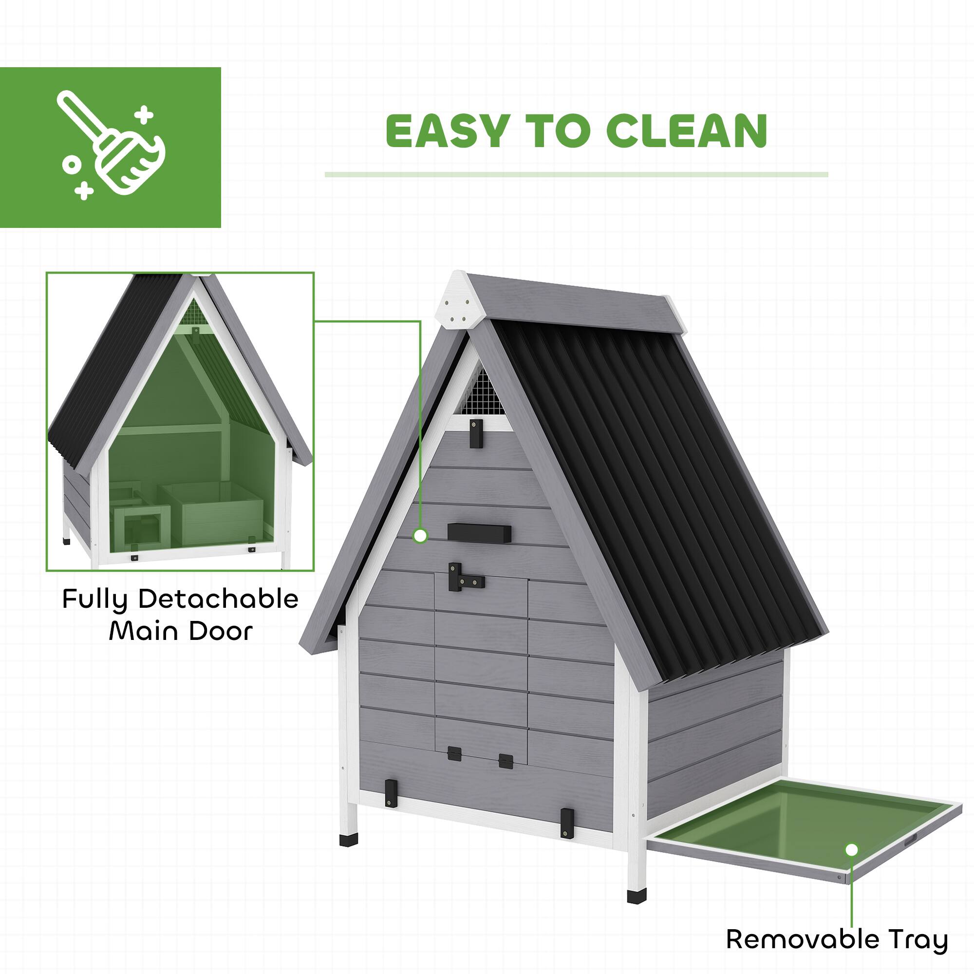 EASY TO CLEAN

- Fully Detachable Main Door
- Removable Tray