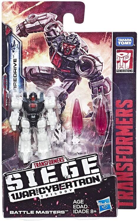 TAKARA TOMY GENERATIONS FIREDRIVE IS-3AM SIEGE WAR TRANSFORMERS FOR CYBERTRON TRILOGY THE AGE EDAD IDADE 8+ Hasbro TRANSFORMERS BATTLE MASTERS