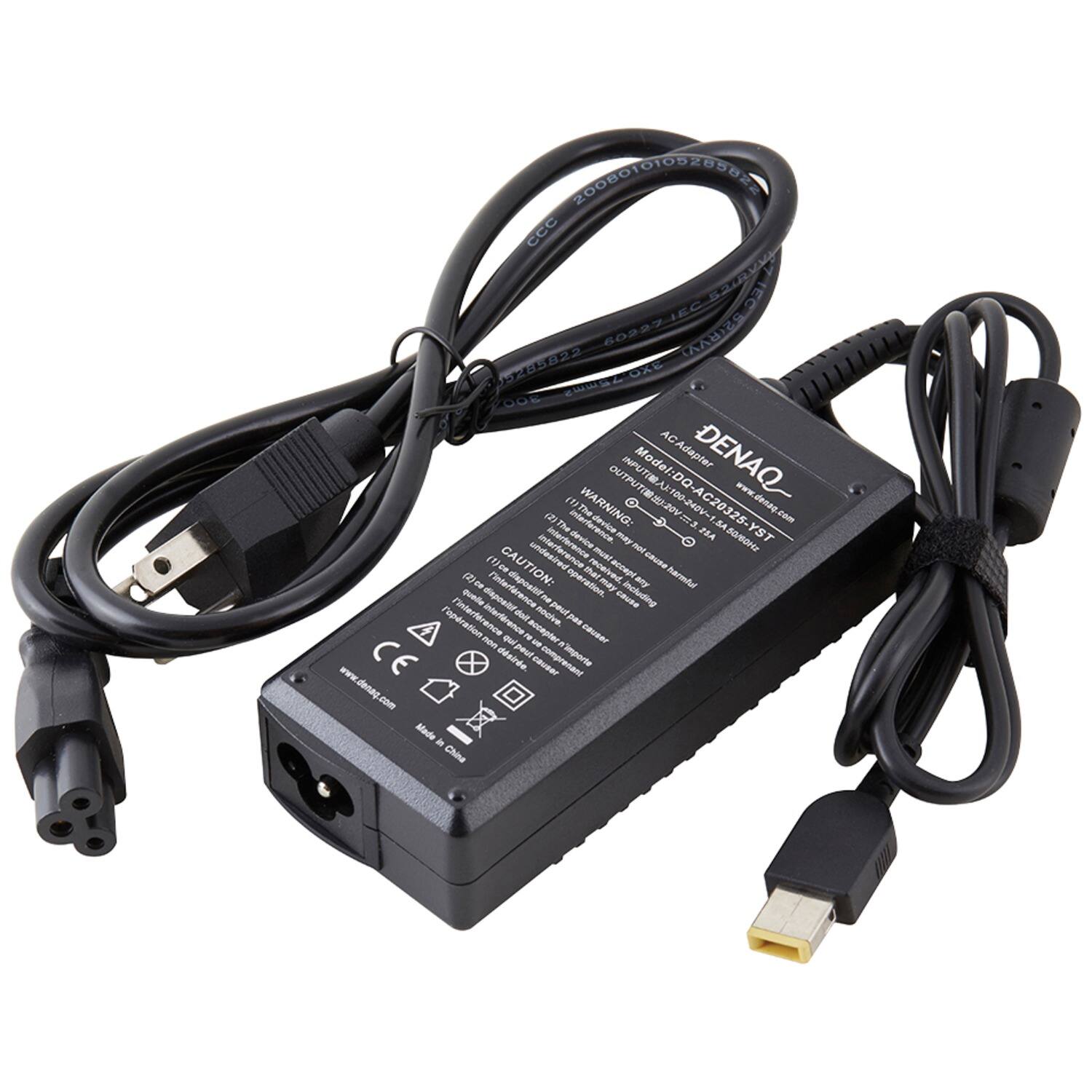 DENAQ - Dq-ac20325-yst 20-volt Dq-ac20325-yst Replacement Ac Adapter For Lenovo Laptops
