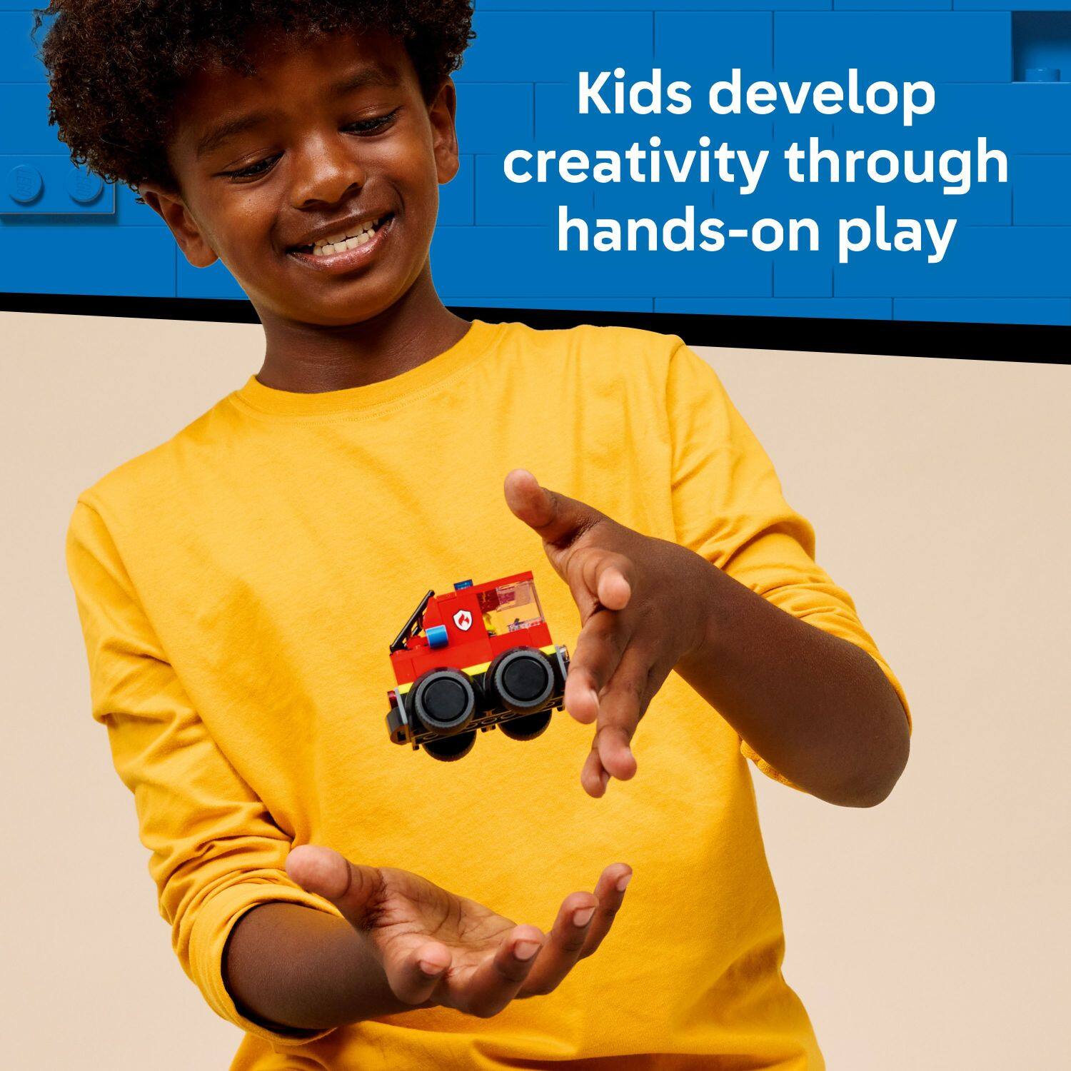 Kids develop creativity through hands-on play
