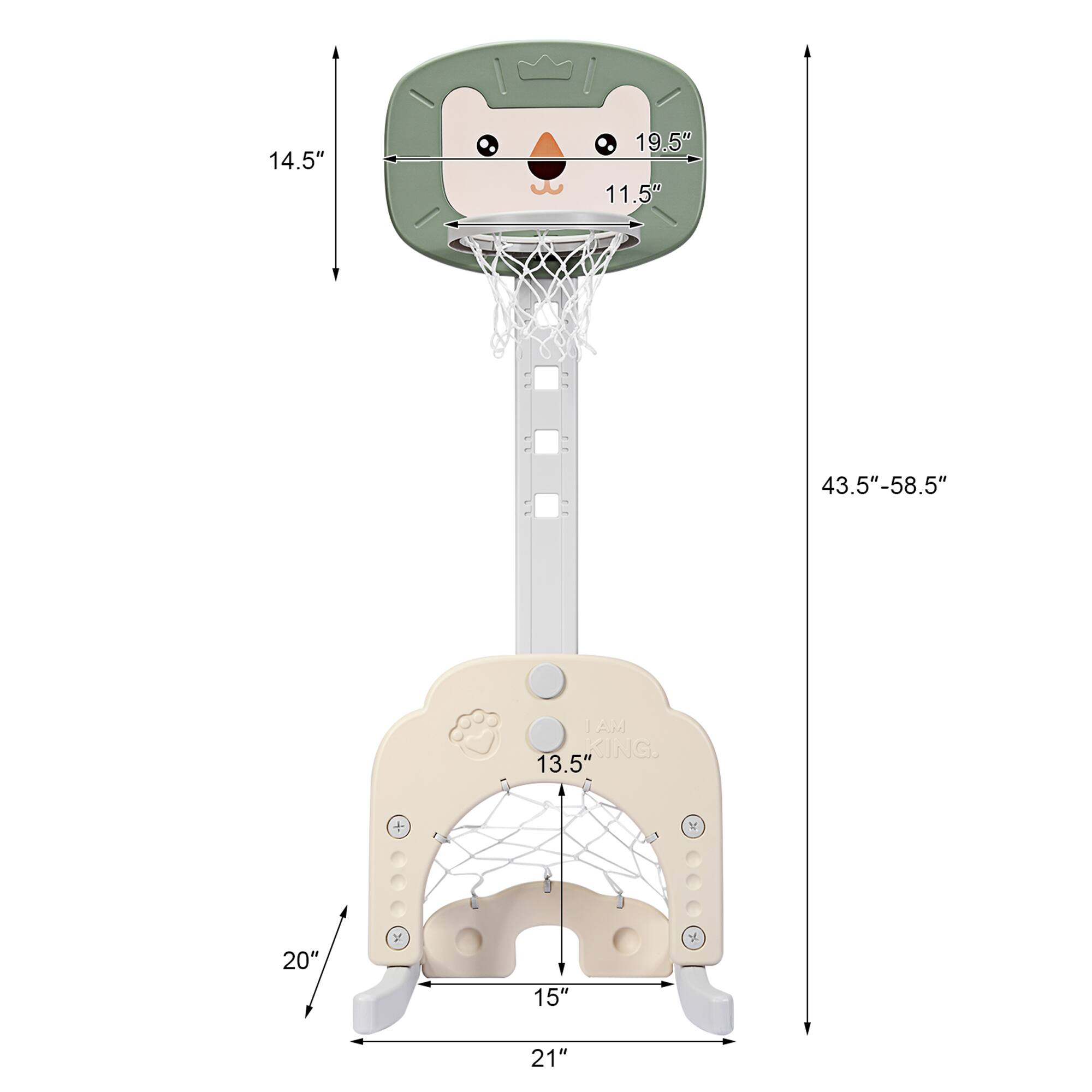 14.5", 19.5", 11.5", 43.5"-58.5", 13.5", 20", 15", 21"
