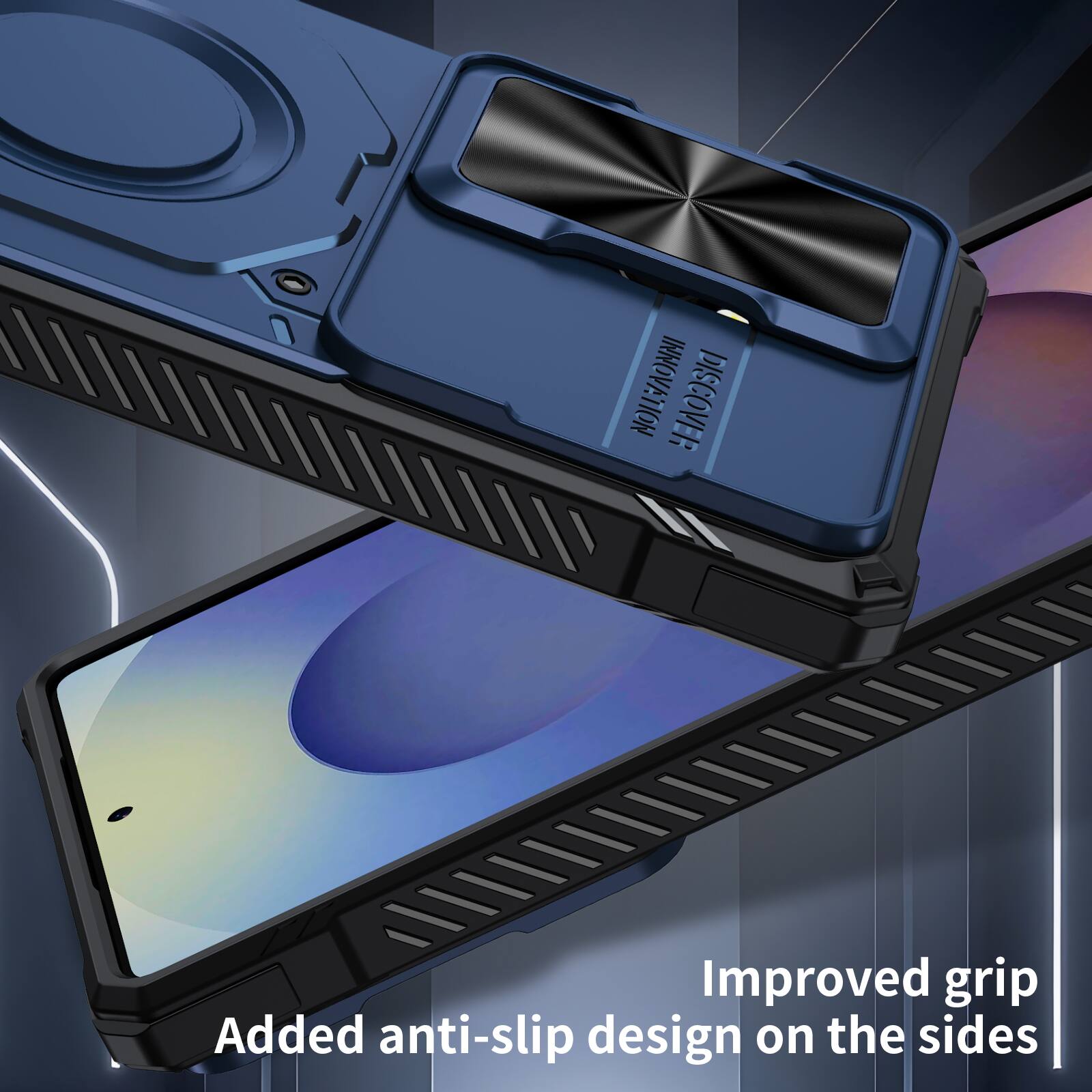 INNOVATION DISCOVER

Improved grip
Added anti-slip design on the sides