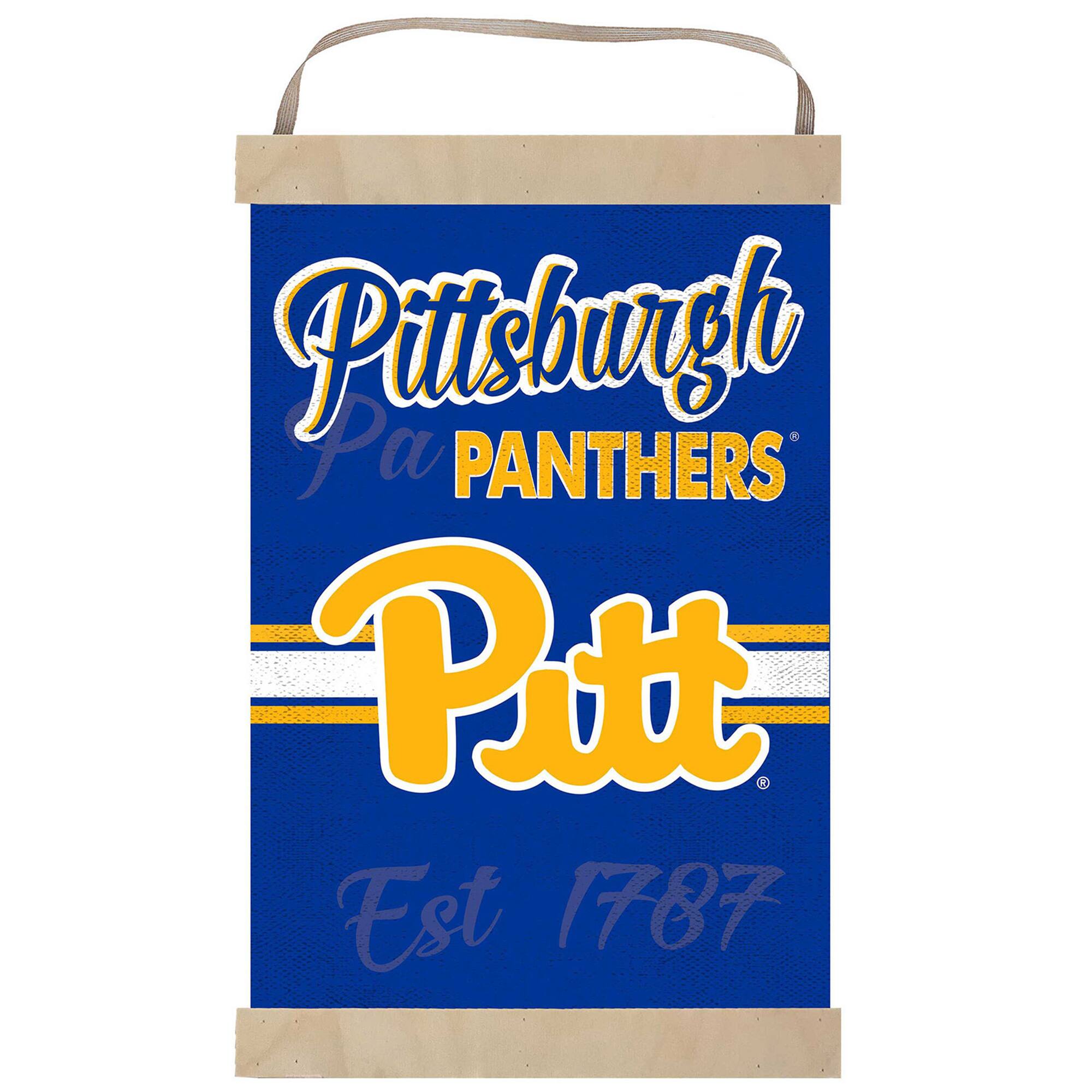 Pittsburgh Pa  
PANTHERS  
Pitt  
Est 1787
