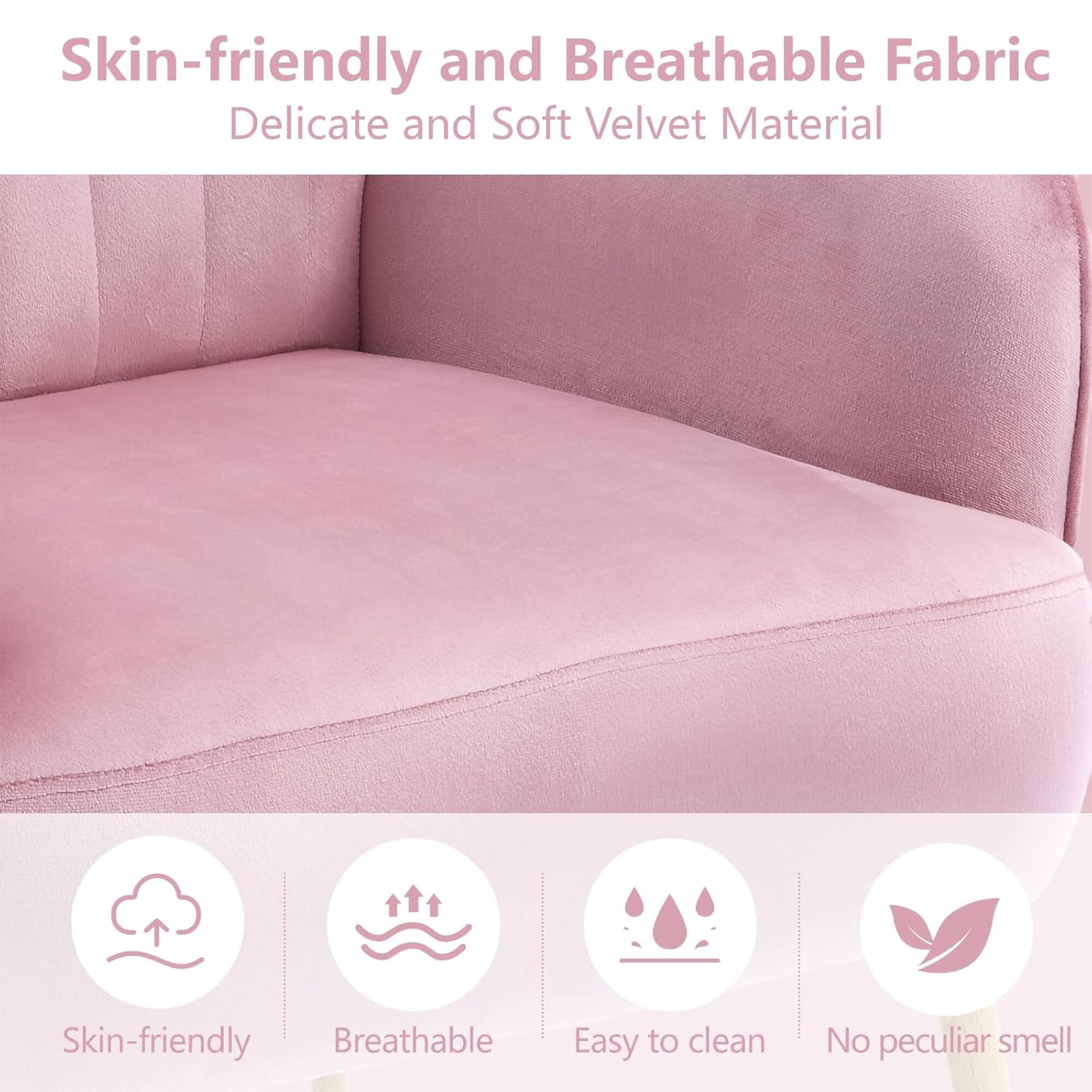 Skin-friendly and Breathable Fabric  
Delicate and Soft Velvet Material  

- Skin-friendly  
- Breathable  
- Easy to clean  
- No peculiar smell