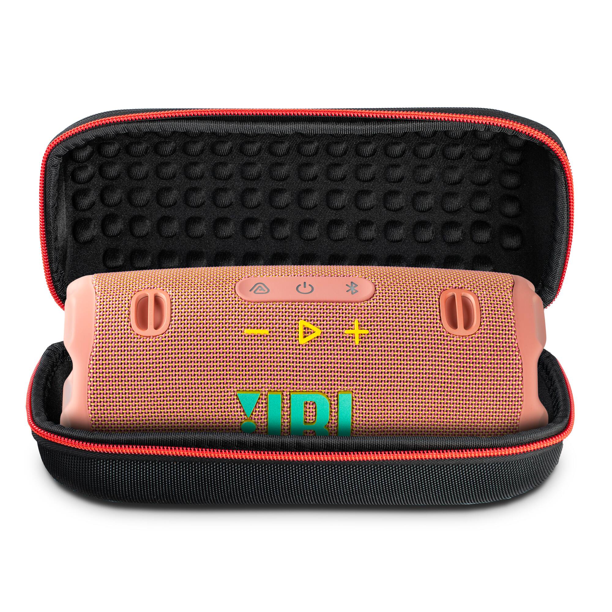 Alt View 2. JBL - JBL Charge 6 Portable Wireless Bluetooth Speaker with IP68 Waterproof (Pink) Case Bundle - Pink.
