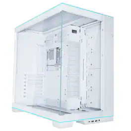Lian Li - O11DERGBW O11 EVO RGB White Aluminum / Steel / Tempered Glass ATX Mid Tower Computer Case - White