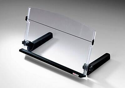Alt View 7. 3M - 3M Document Stand with Lip & Guide Bar, Clear (DH640) - Clear.