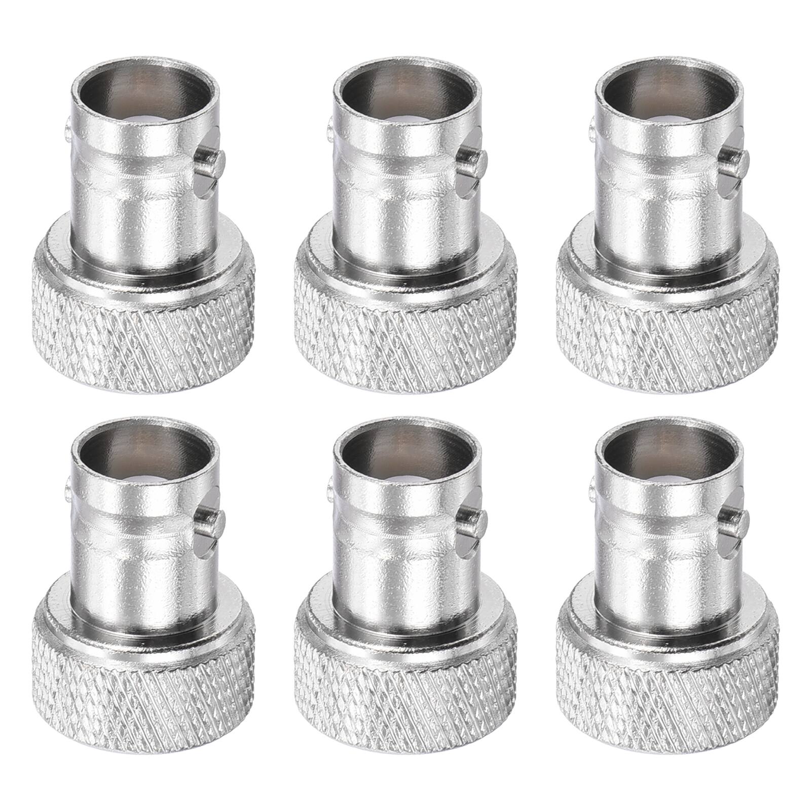 Front. Unique Bargains - 6pcs SMA to BNC Coax Connector SMA Male to BNC 50 Ohm for RF/Antenna/CCTV - Silver.