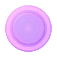 PopSockets - MagSafe Round PopGrip Cell Phone Grip & Stand, with Adapter Ring for Mobile Phones - Pink Opalescent Translucent - Front_Zoom