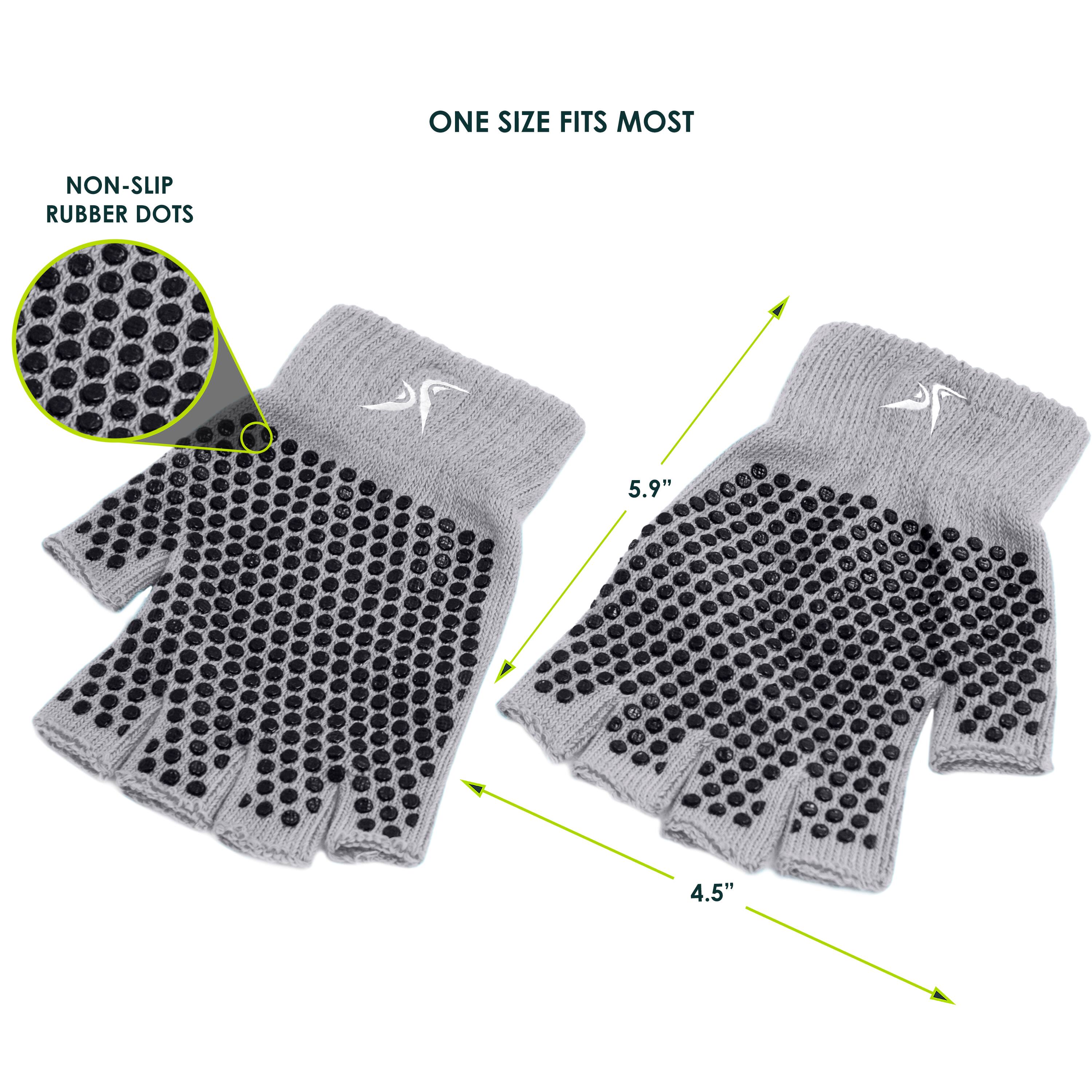 ONE SIZE FITS MOST NON-SLIP RUBBER DOTS 5.9" 4.5"