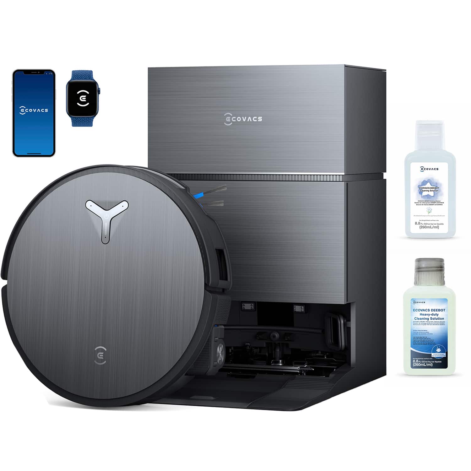 COVACS (m) COVACS OVANS I I - I - A oino & - - - prandes A NOE ECOVACS DE1SOT meay-duty Cleaning Salutan I U - SSU - - OmL m