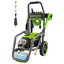 Greenworks - Brushless 2700 PSI 2.3 GPM Max/ 1.2 GPM Electric Pressure Washer - Green