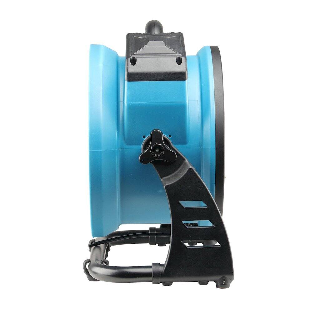 Angle. XPOWER - Portable 3 Speed 11" Outdoor Cooling Misting Fan and Air Circulator - Blue.