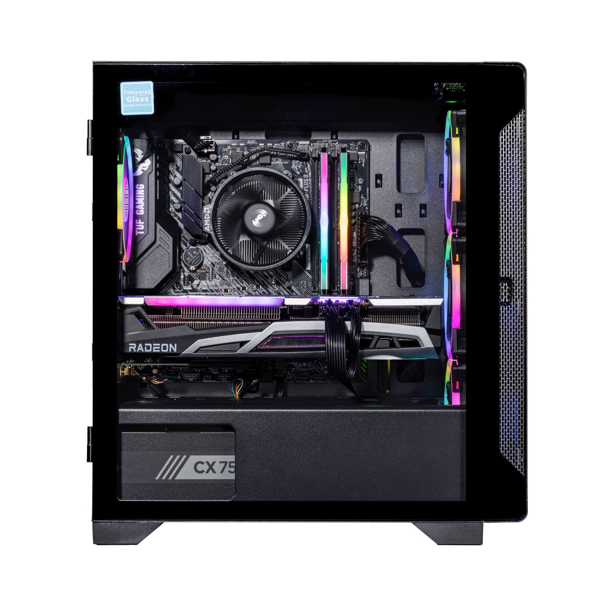 Tempered Glass - - - ! GAMING TUF AMD RADEON CX75