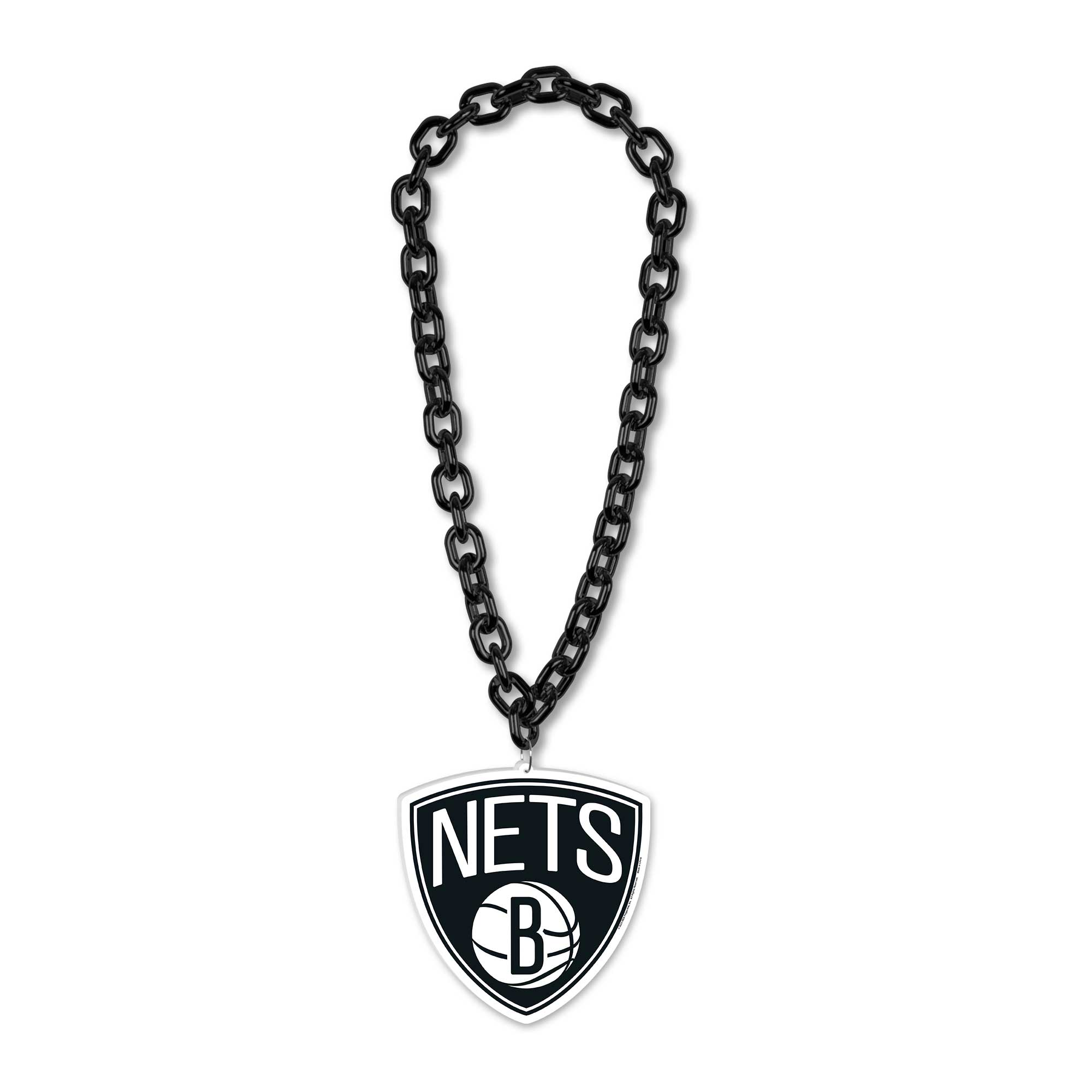 WinCraft - Brooklyn Nets Big Chain Logo Necklace - Multicolor