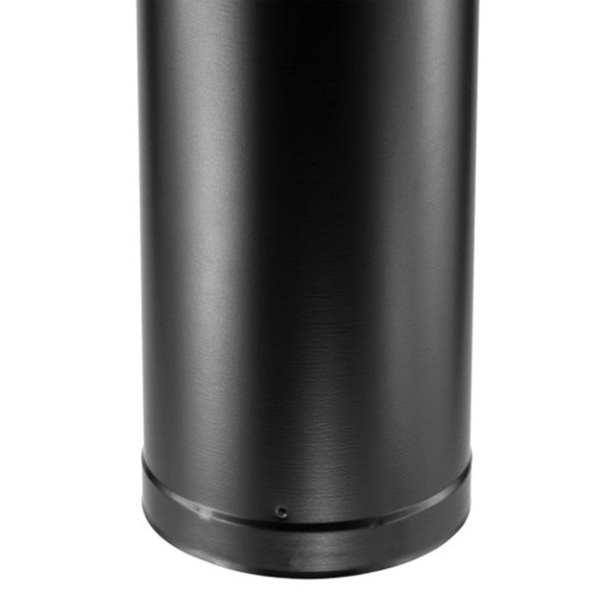Alt View 4. DuraVent - DuraVent DVL 6 x 18 Inch Galvanized Steel Double Wall Pipe Connector, Black.