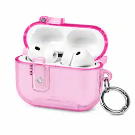 Vena - For Apple AirPods Pro 3 Case TPU, with Auto Open Lock Cover, Protective Cover For MagSafe AirPods Pro Gen 3 3rd - Pink