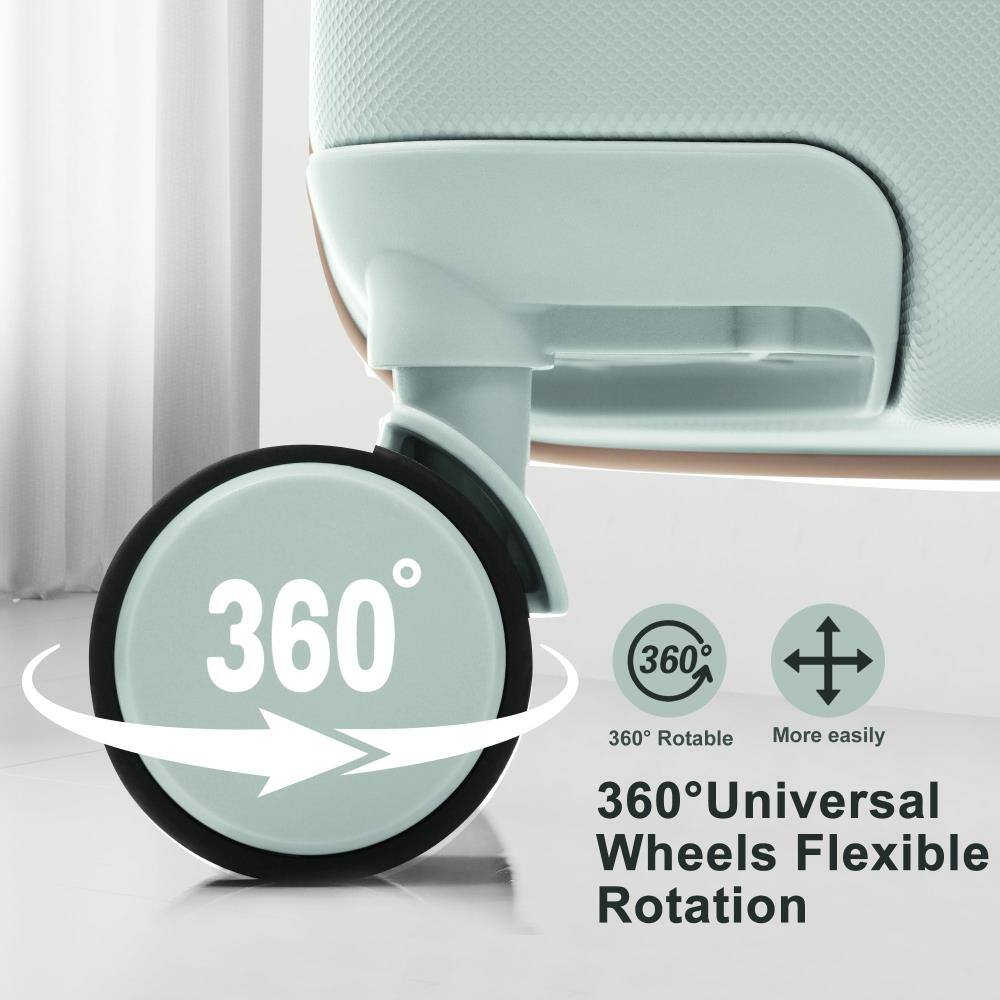 360° Rotable  
More easily  

360° Universal Wheels Flexible Rotation