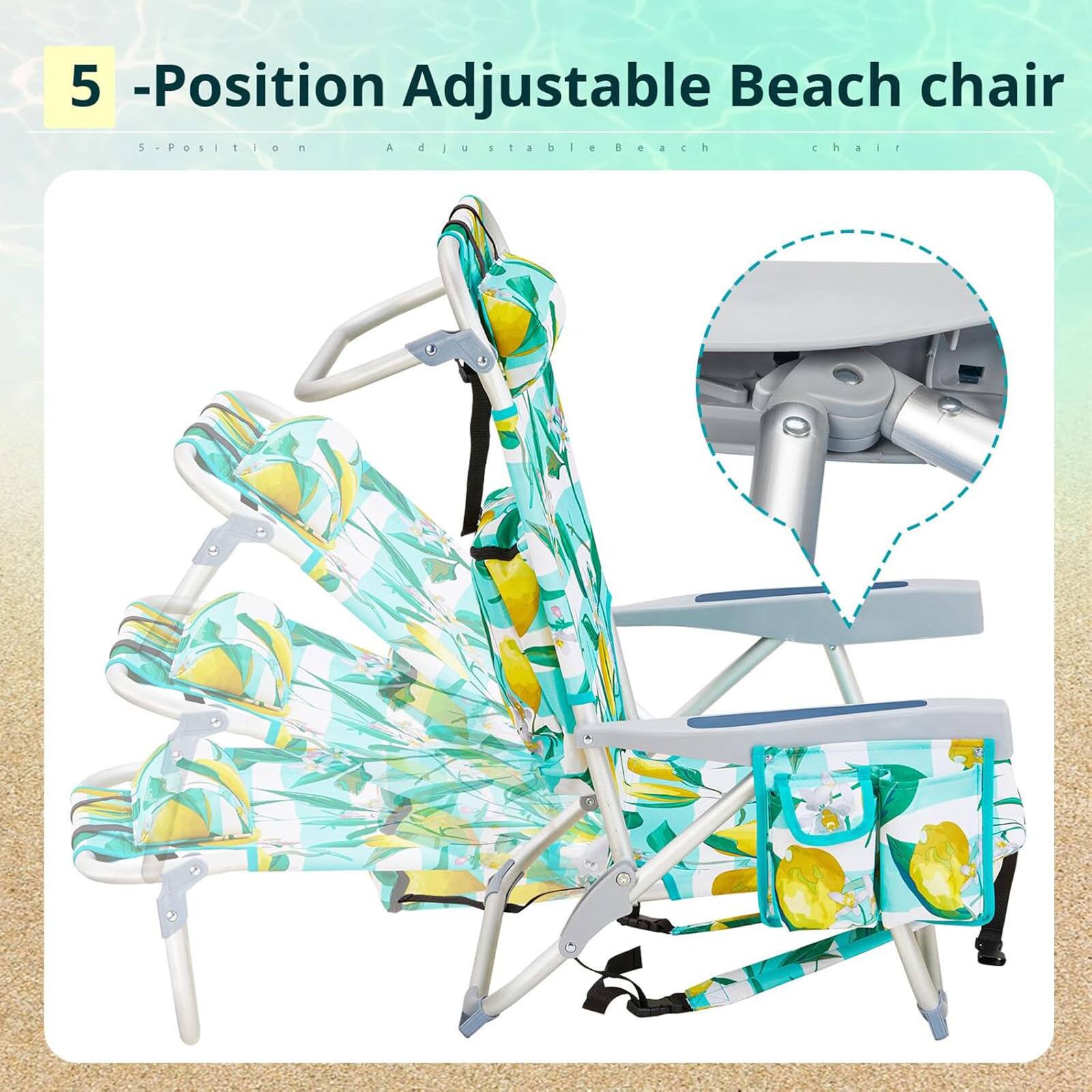5-Position Adjustable Beach Chair

5-Position Adjustable Beach Chair