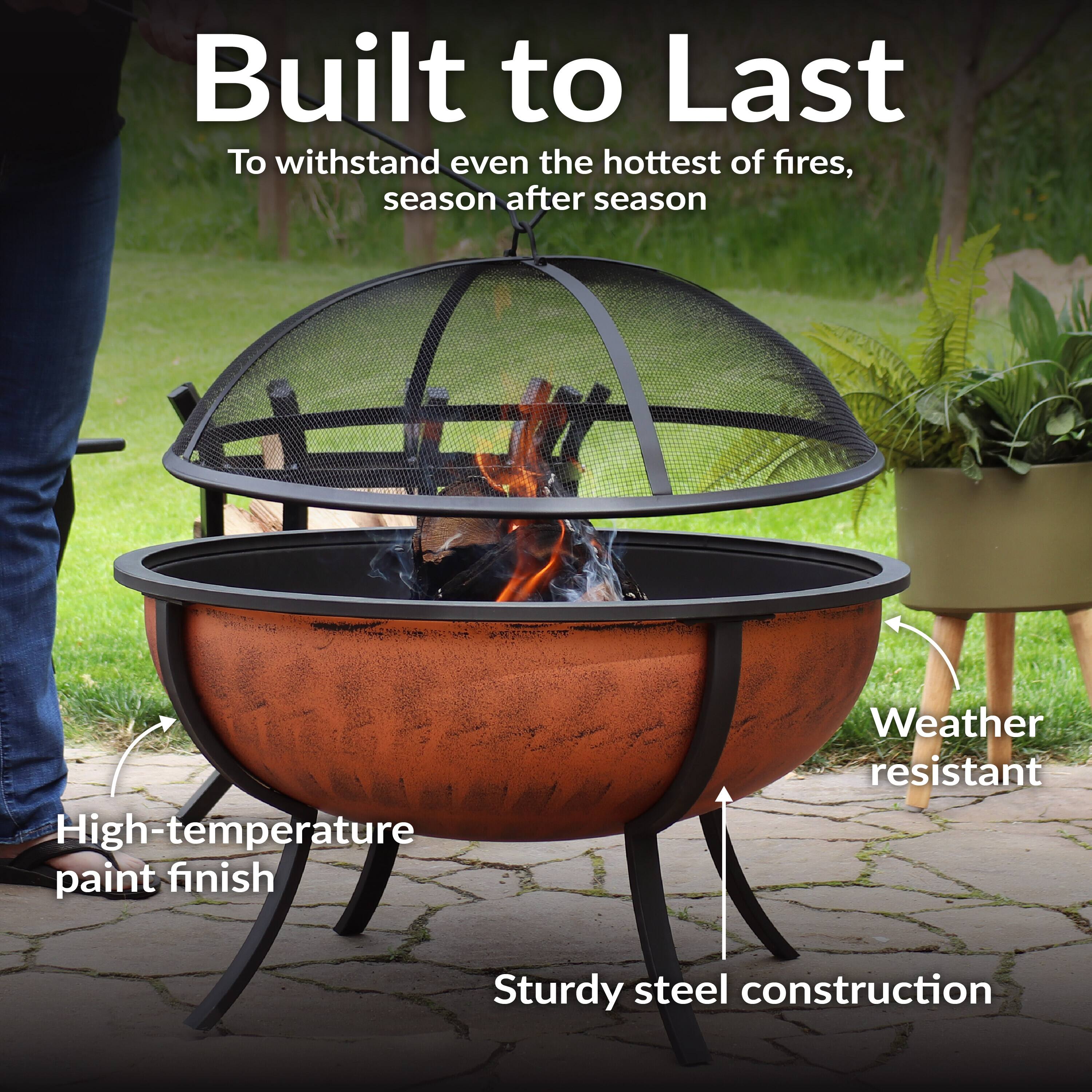 Built to Last

To withstand even the hottest of fires, season after season

- High-temperature paint finish
- Weather resistant
- Sturdy steel construction