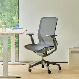 Branch Furniture - Aire Chair – Sleek, Lightweight Ergonomic Design with Full Adjustability & Breathable Comfort - Graphene