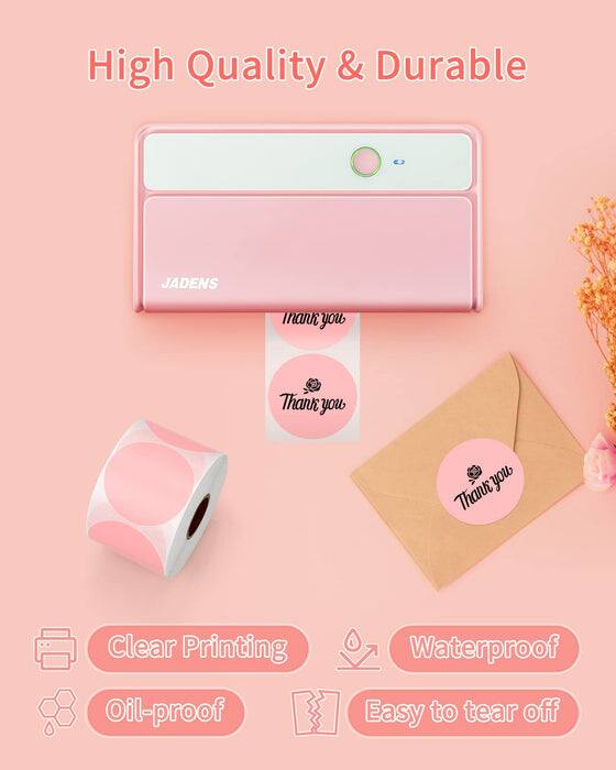 High Quality & Durable

JADENS

Thank you

Clear Printing
Waterproof
Oil-proof
Easy to tear off