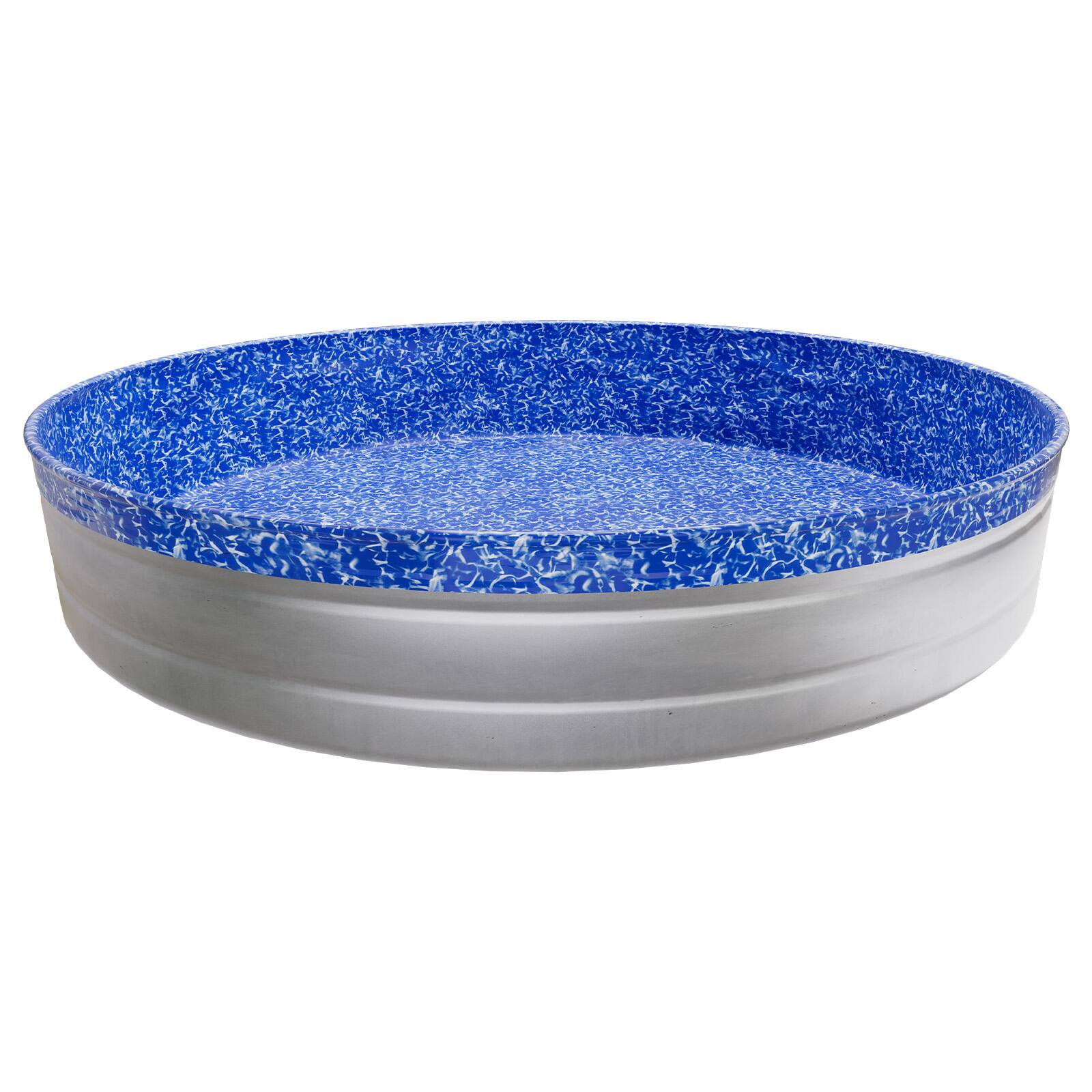 Alt View 5. VEVOR - 10ft Pool Liner, Round Overlap Swimming Pool Liner for 27.5 in Wall Height, Heavy Gauge Vinyl, Easy Install - Crystal.