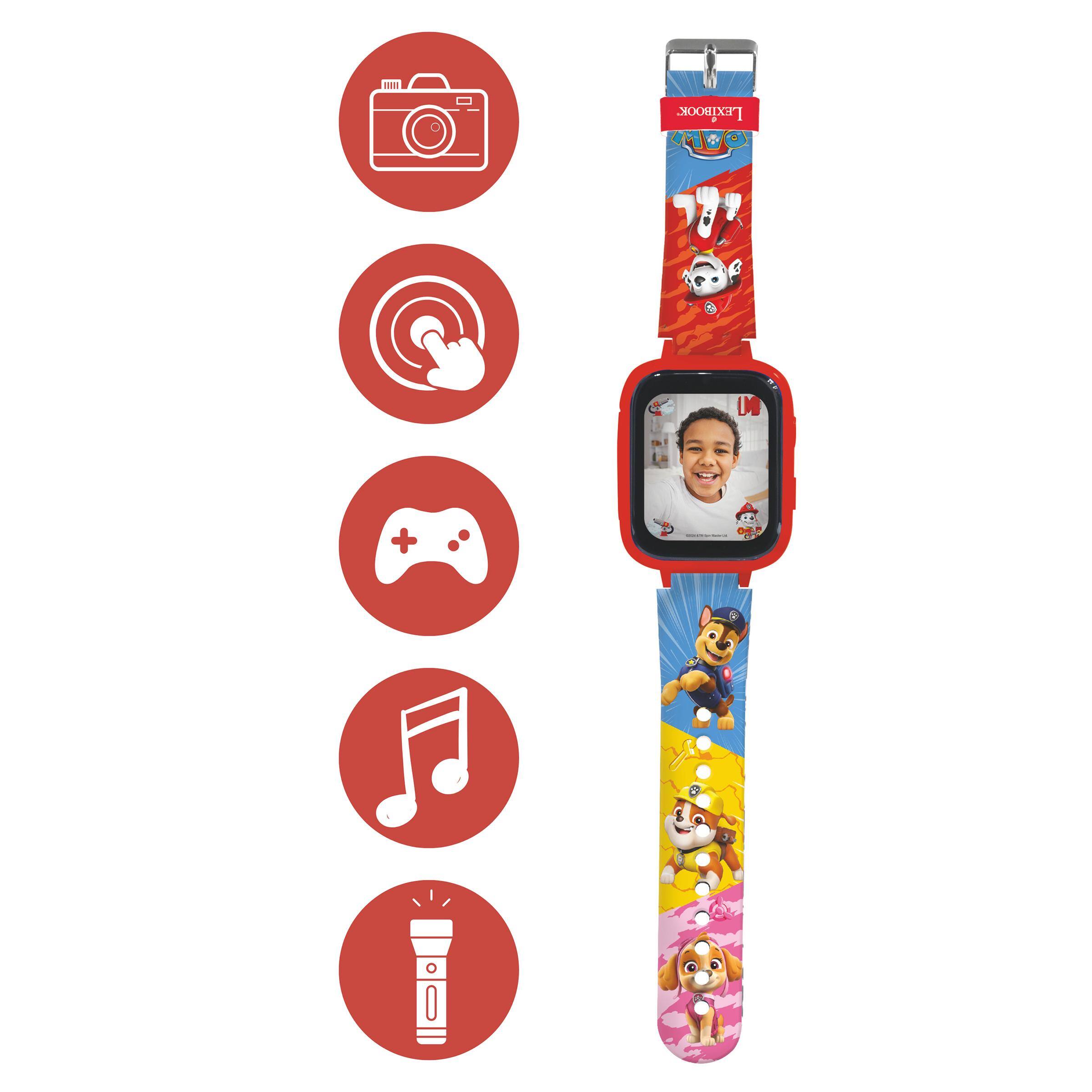 Alt View 2. Lexibook - Paw Patrol Camera Digital Watch with 8GB memory card - Black.