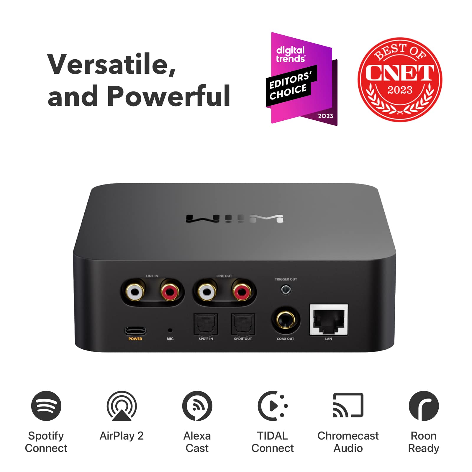 Wiim PRO Hi-Res Audio対応 WiiM Pro Wireless Audio Streamer Black - Best Buy
