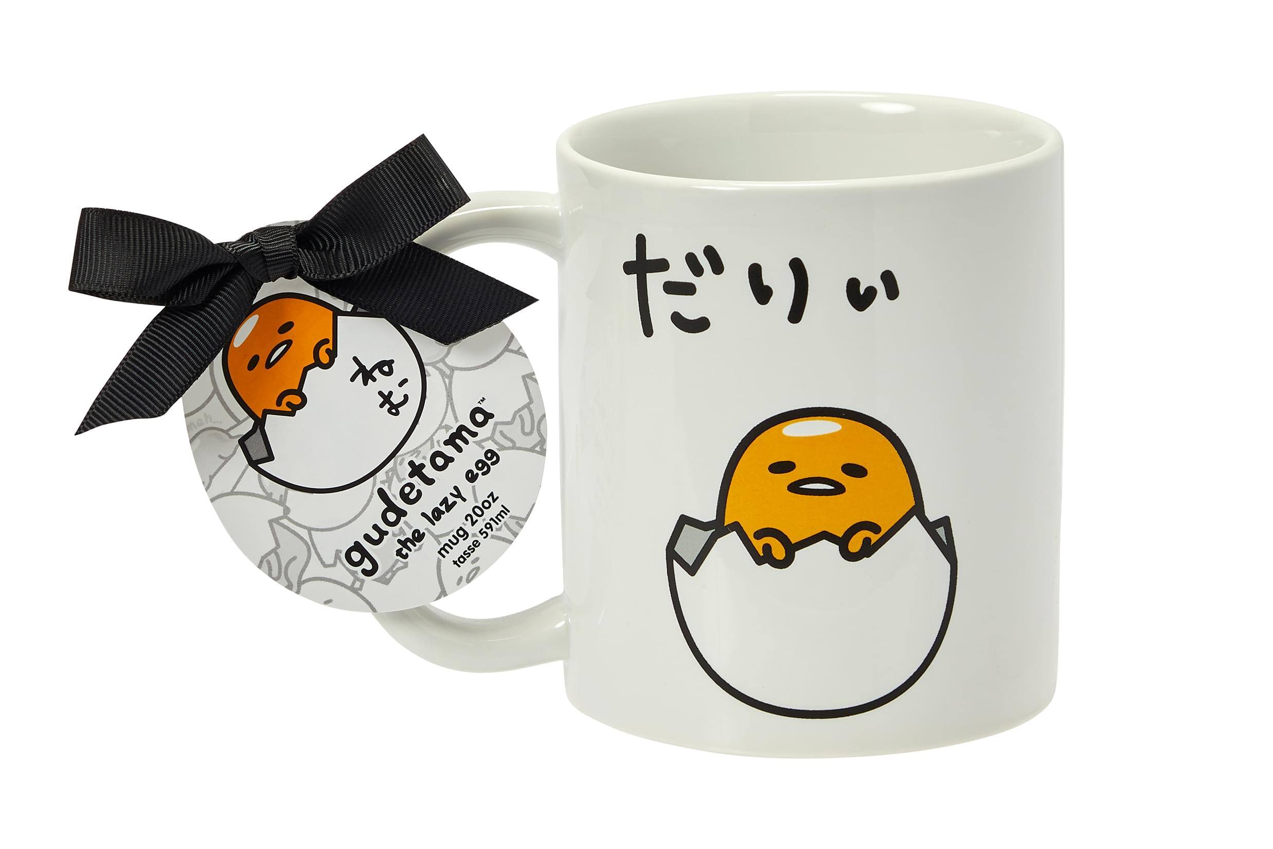 4 gudetama e9g lazy 20oz 591ml the mug tasse