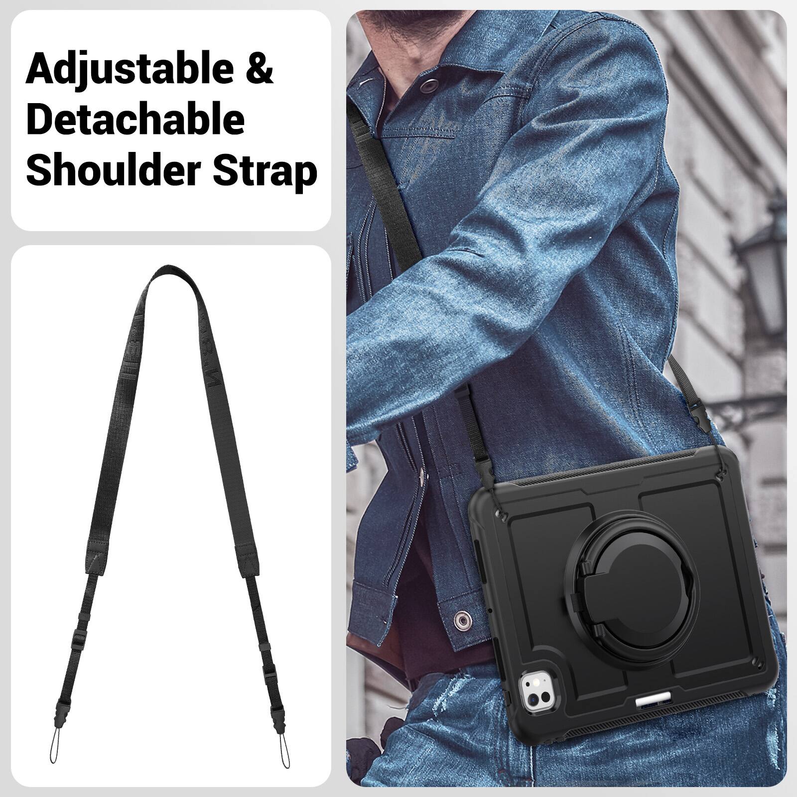 Adjustable & Detachable Shoulder Strap
