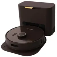 bObsweep - Orb-i Self-emptying Robotic Vacuum Cleaner, with 100-Day Bin Capacity, 5000 pa Suction, & LiDAR Mapping in Chocolate - Chocolate - Front_Zoom