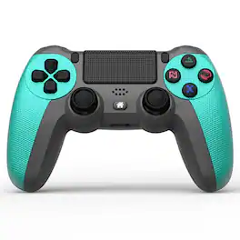 YONWAY - Wireless Controller, Playstation 4 Remote Game Joystick with Six-Axis Vibration Sensation and Anti-Slip Handle - Light green