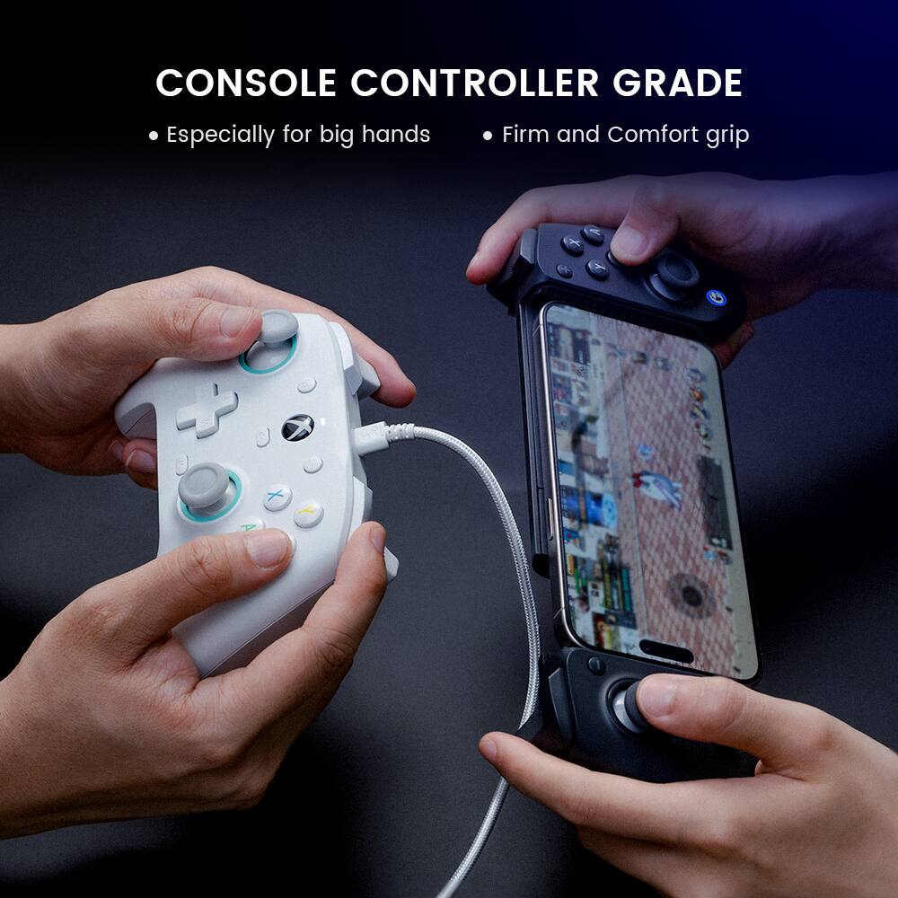 CONSOLE CONTROLLER GRADE: Especially for big hands, Firm and Comfort grip.