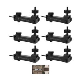 Stealth Cam - Eco Mount Rugged Steel Tube (Black, 6-Pack) and Card Reader Bundle