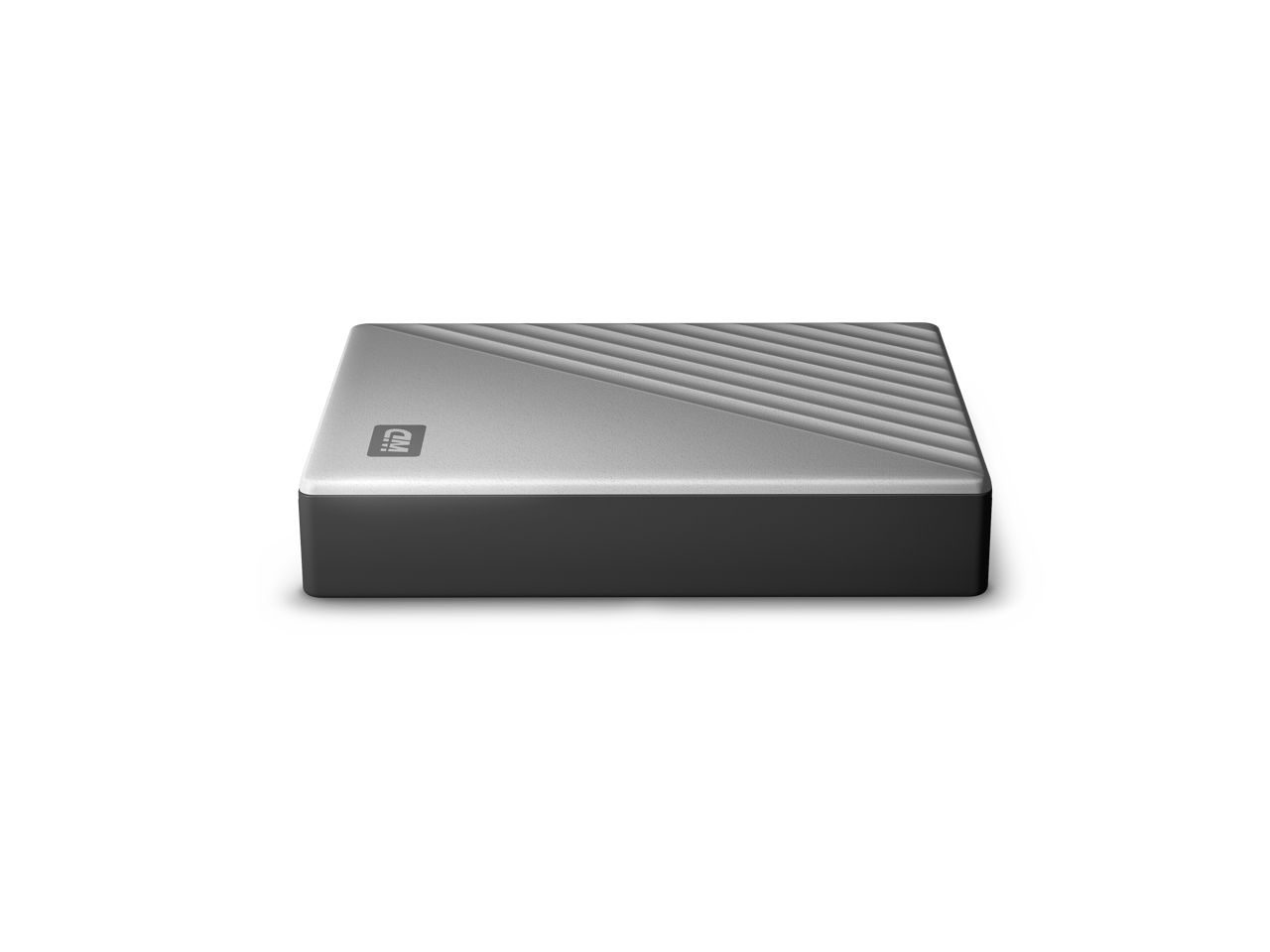 Alt View 5. Western Digital - WD 6TB Silver My Passport Ultra for Portable Storage External Hard Drive USB-C for Mac  (WDBGKC0060BSL-WESN) - Silver.