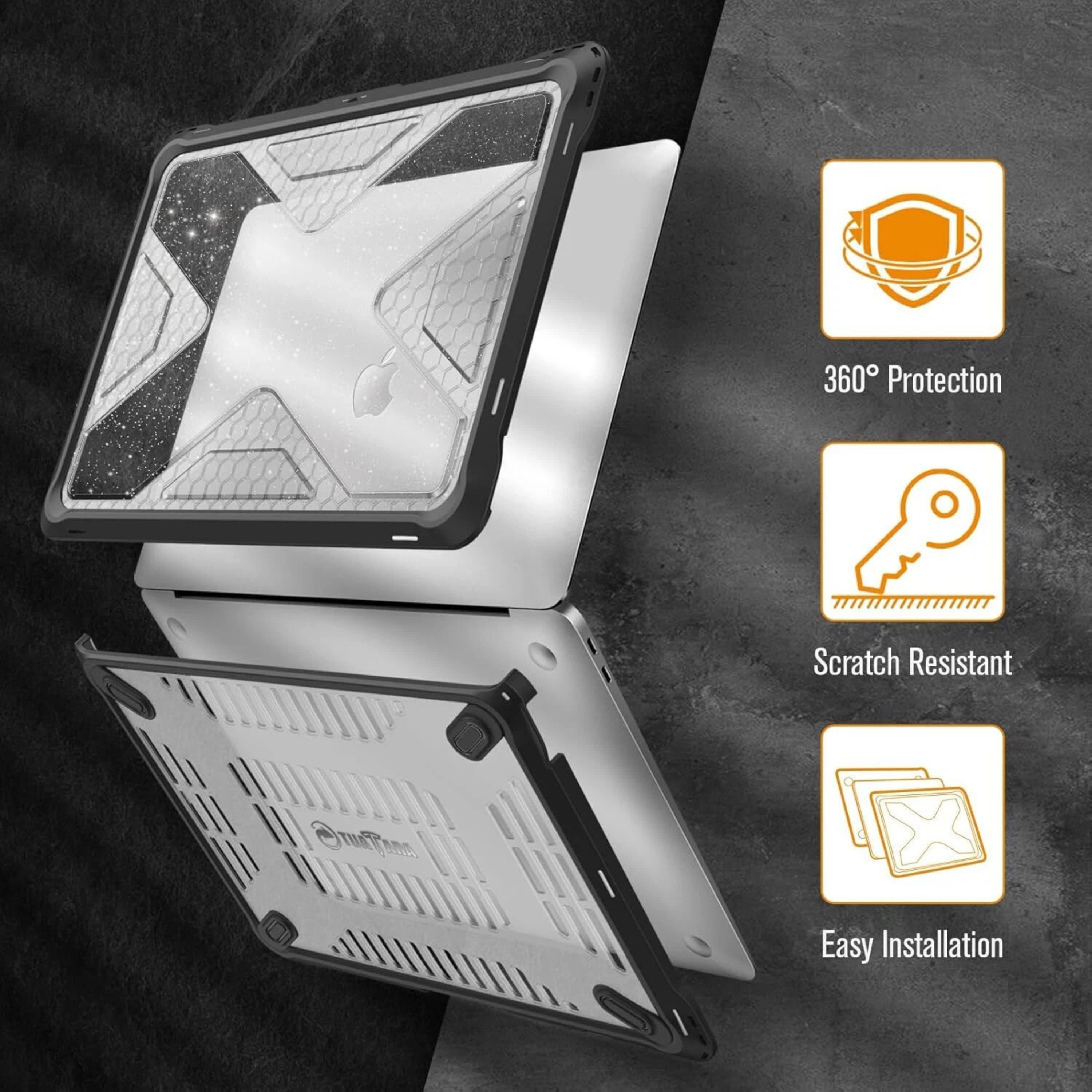 360° Protection  
Scratch Resistant  
Easy Installation