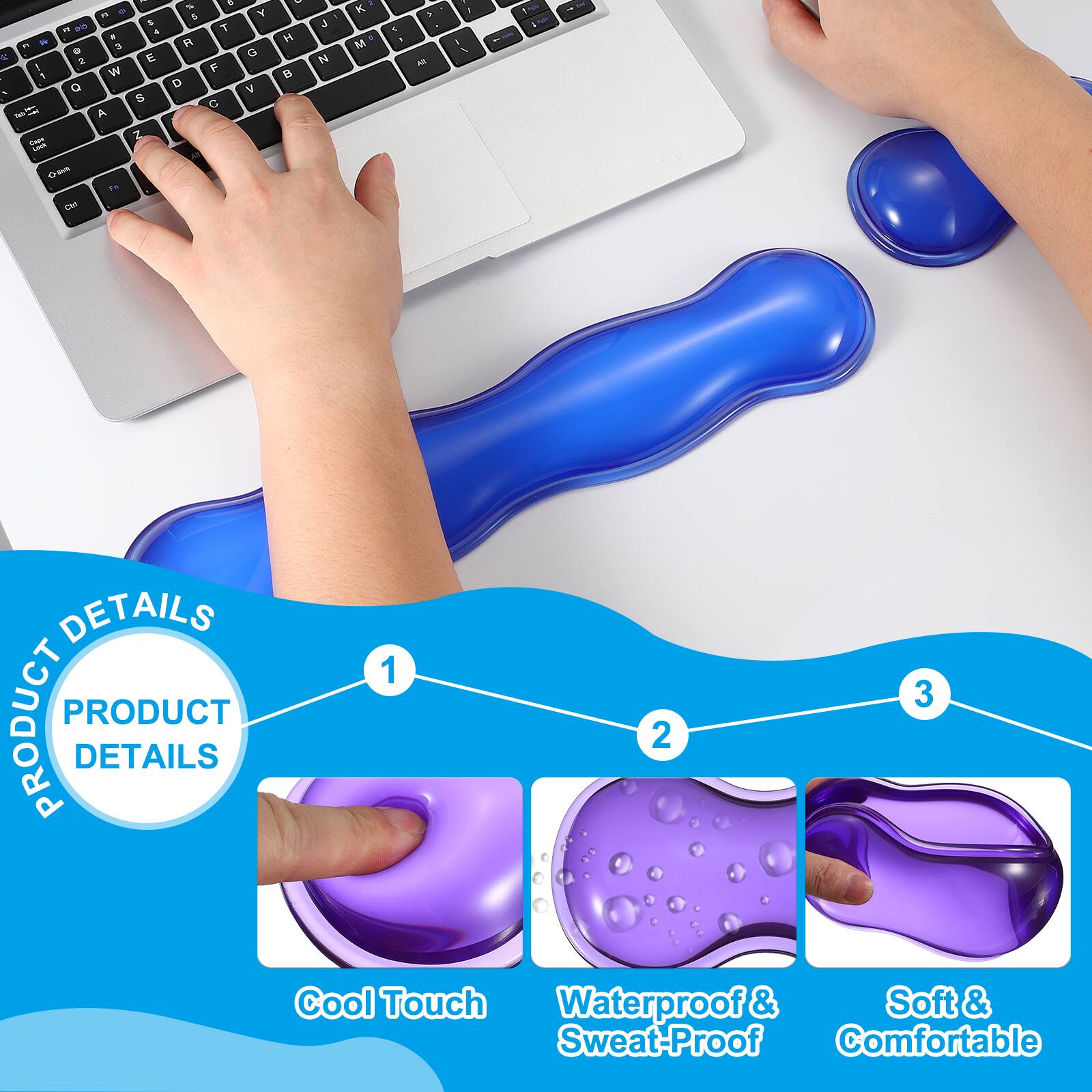 PRODUCT DETAILS

1. Cool Touch
2. Waterproof & Sweat-Proof
3. Soft & Comfortable